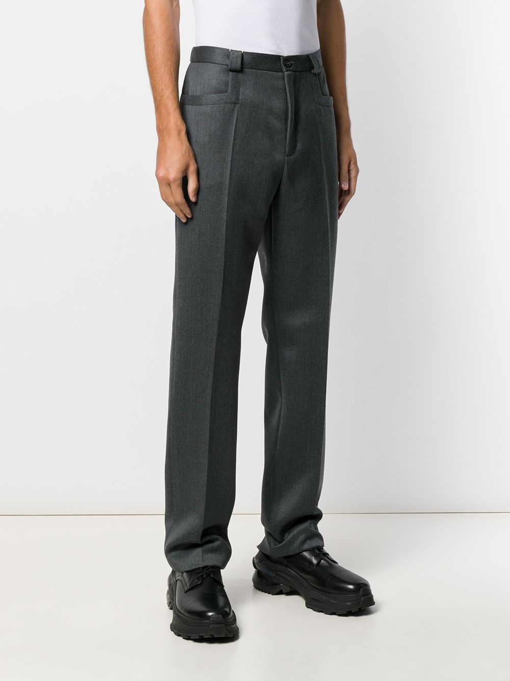 regular length tailored trousers - 3