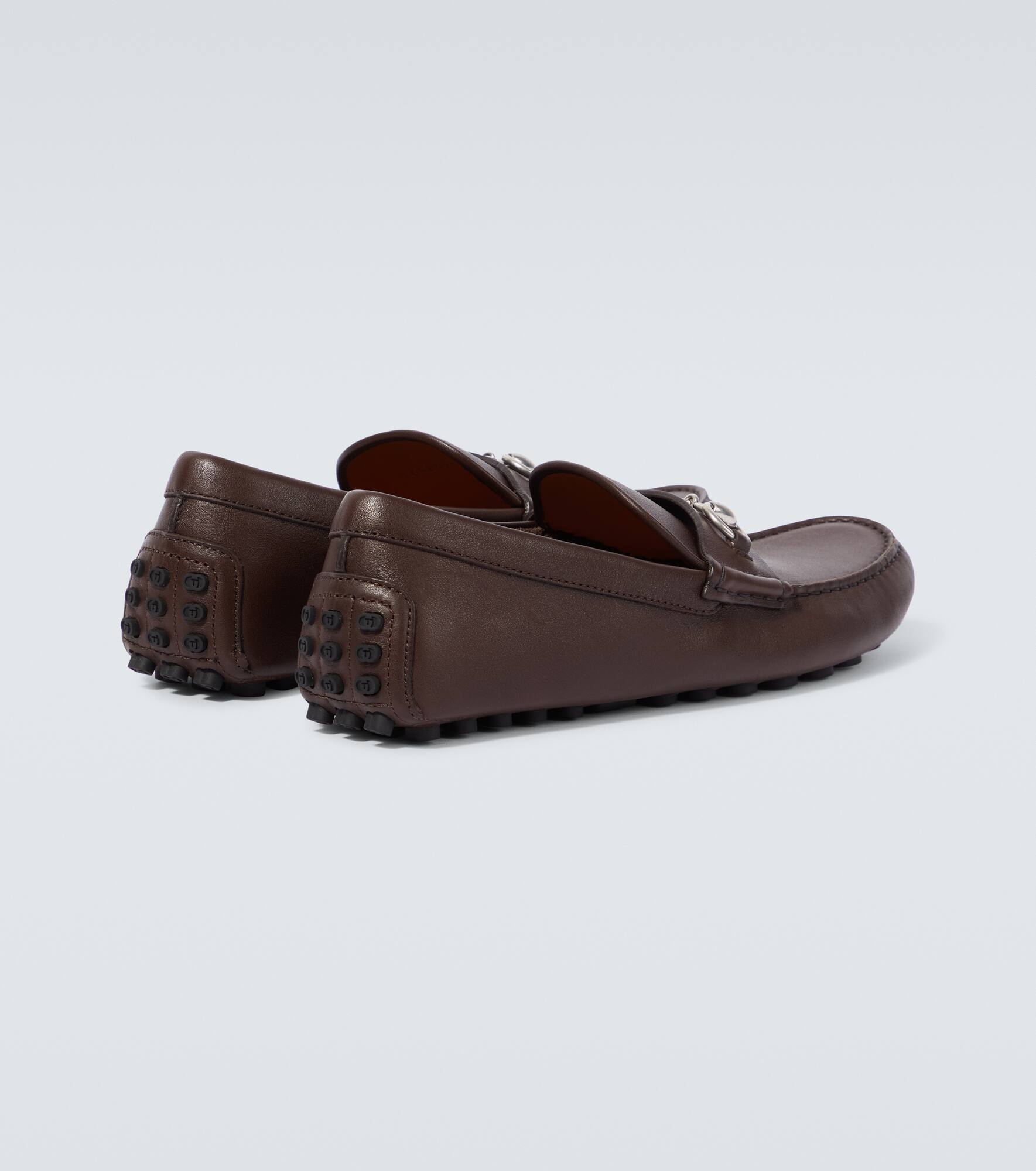 Horsebit leather driving shoes - 6