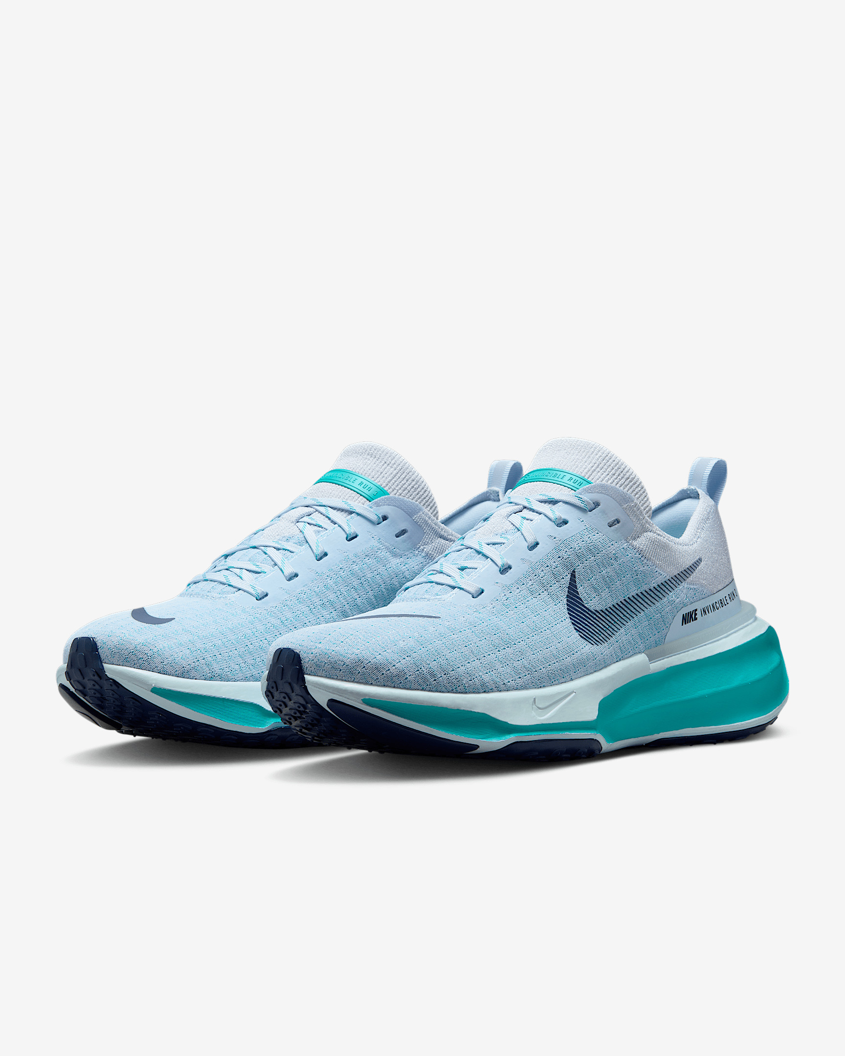 Nike ZoomX Invincible Run Flyknit 3 Mens Road Running Shoes Blue Dusty Cactus 14 Nike Invincible 3 Men main image 4
