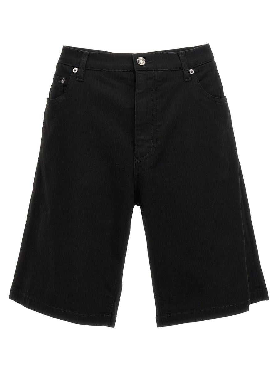 パンツ Dolce & Gabbana Bermuda shorts Wool gabardine tuxedo Bermuda shorts in Black for Women
