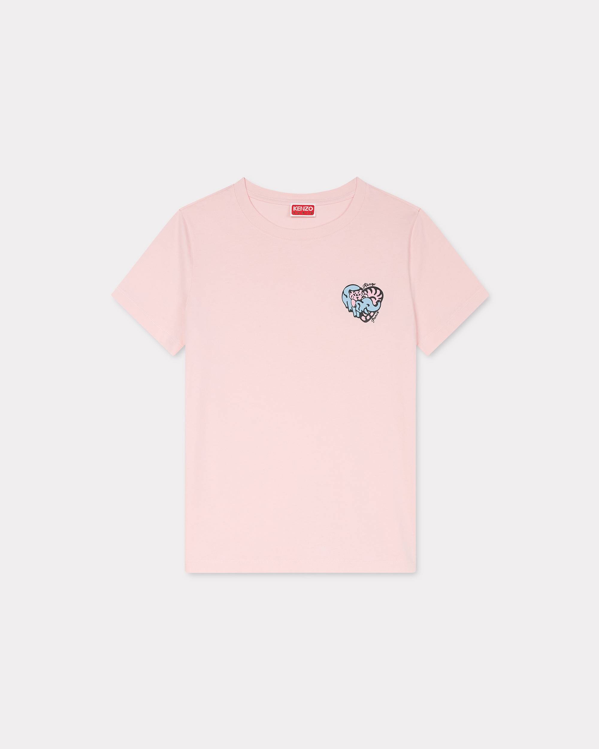 'KENZO Jungle Heart' embroidered classic T-shirt - 1