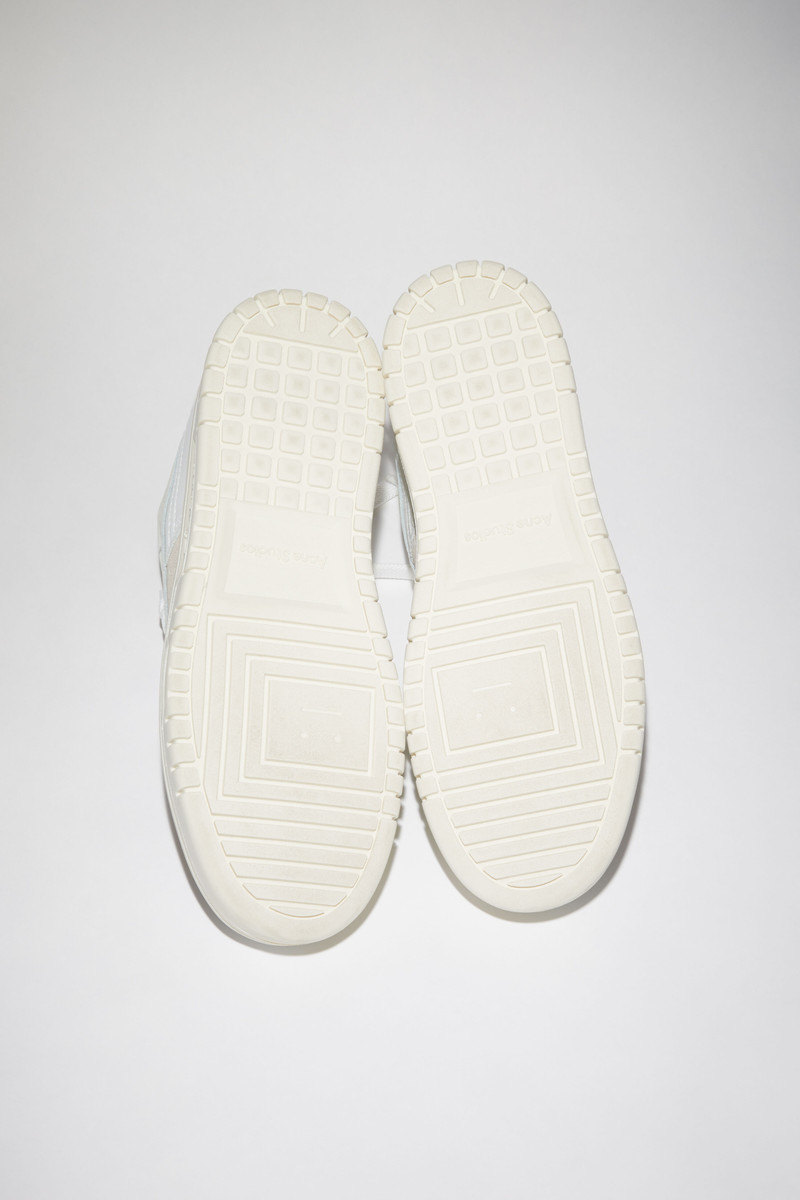 Low top leather sneakers - White/Off White 4