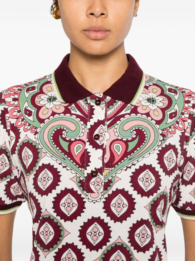 patterned polo top 5
