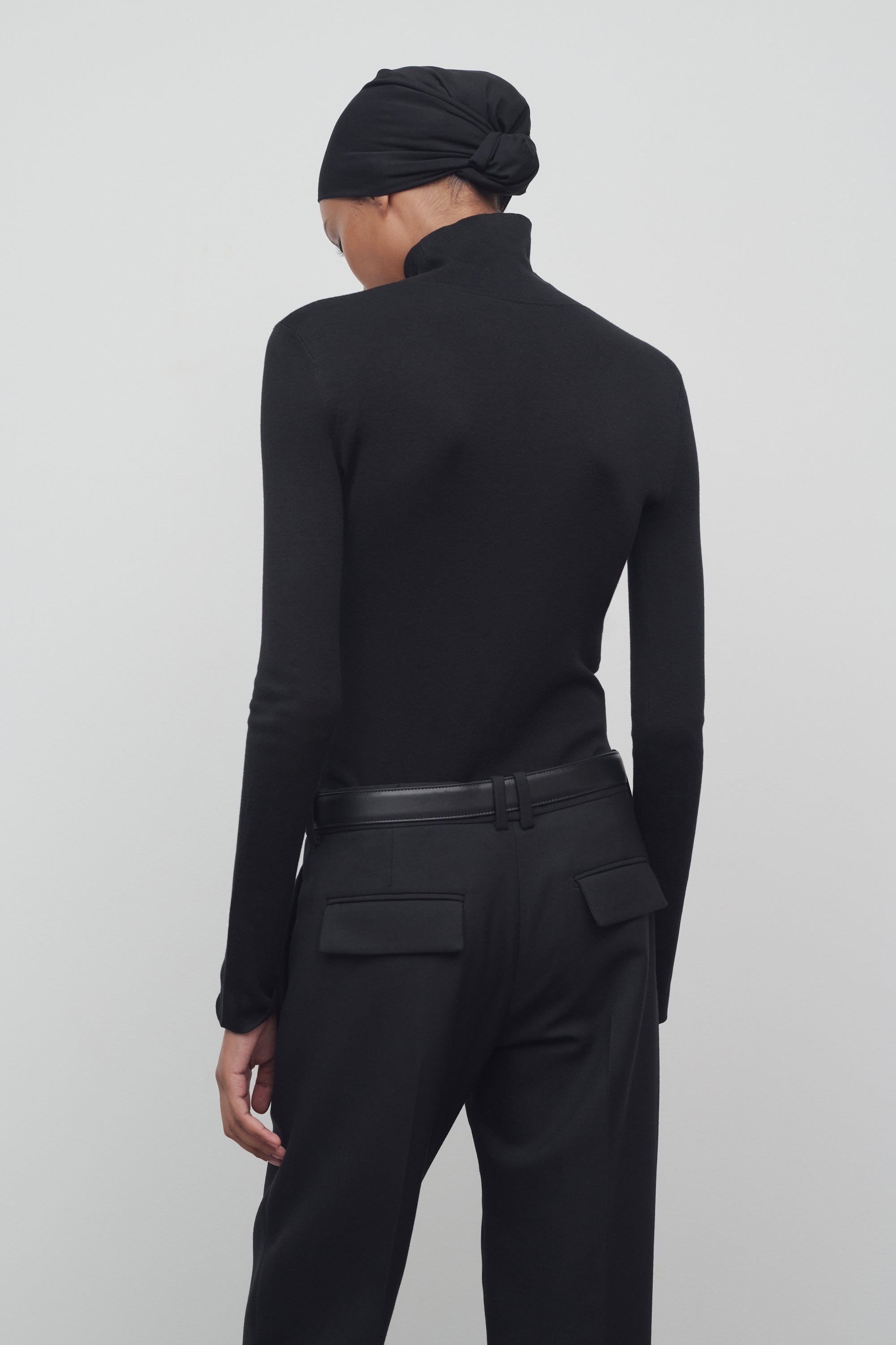 Imli Turtleneck in Silk - 5