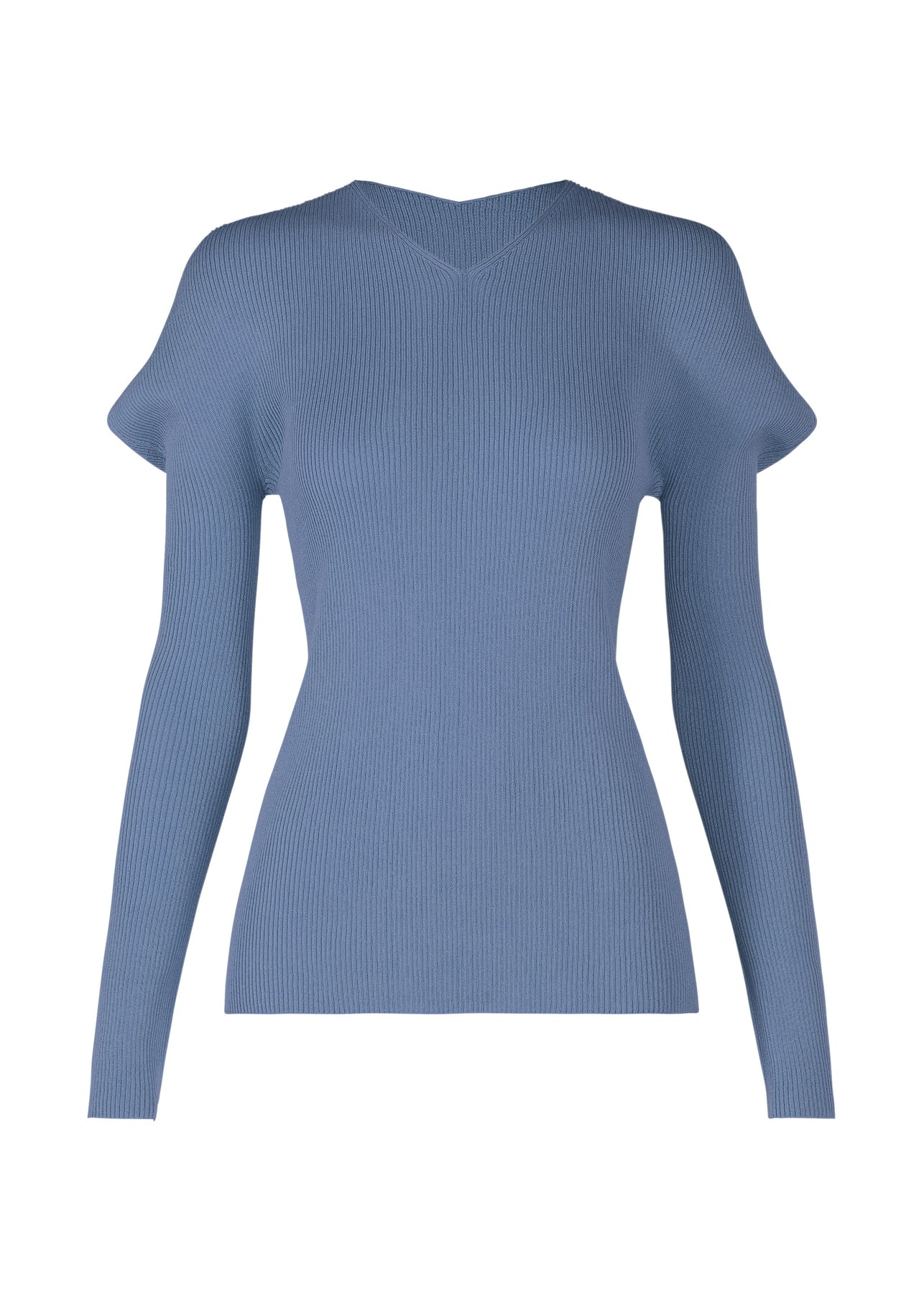 FLAT RIB KNIT TOP - 1