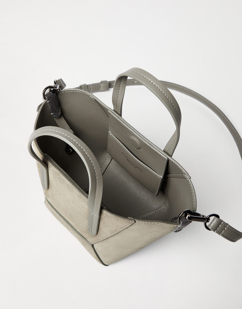 BC Duo mini bag in suede with monili 5