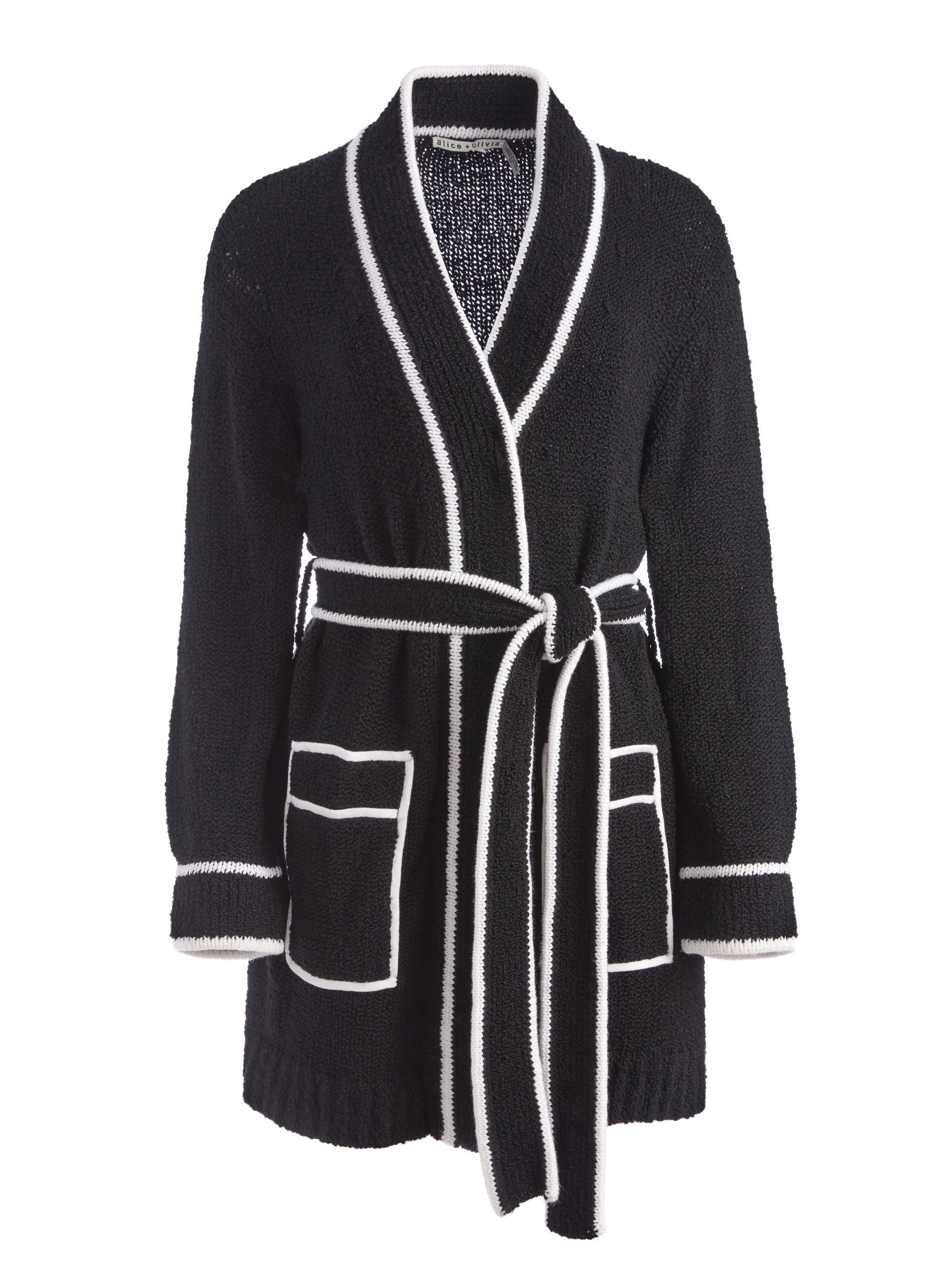 DORIA BELTED SWEATER ROBE - 1