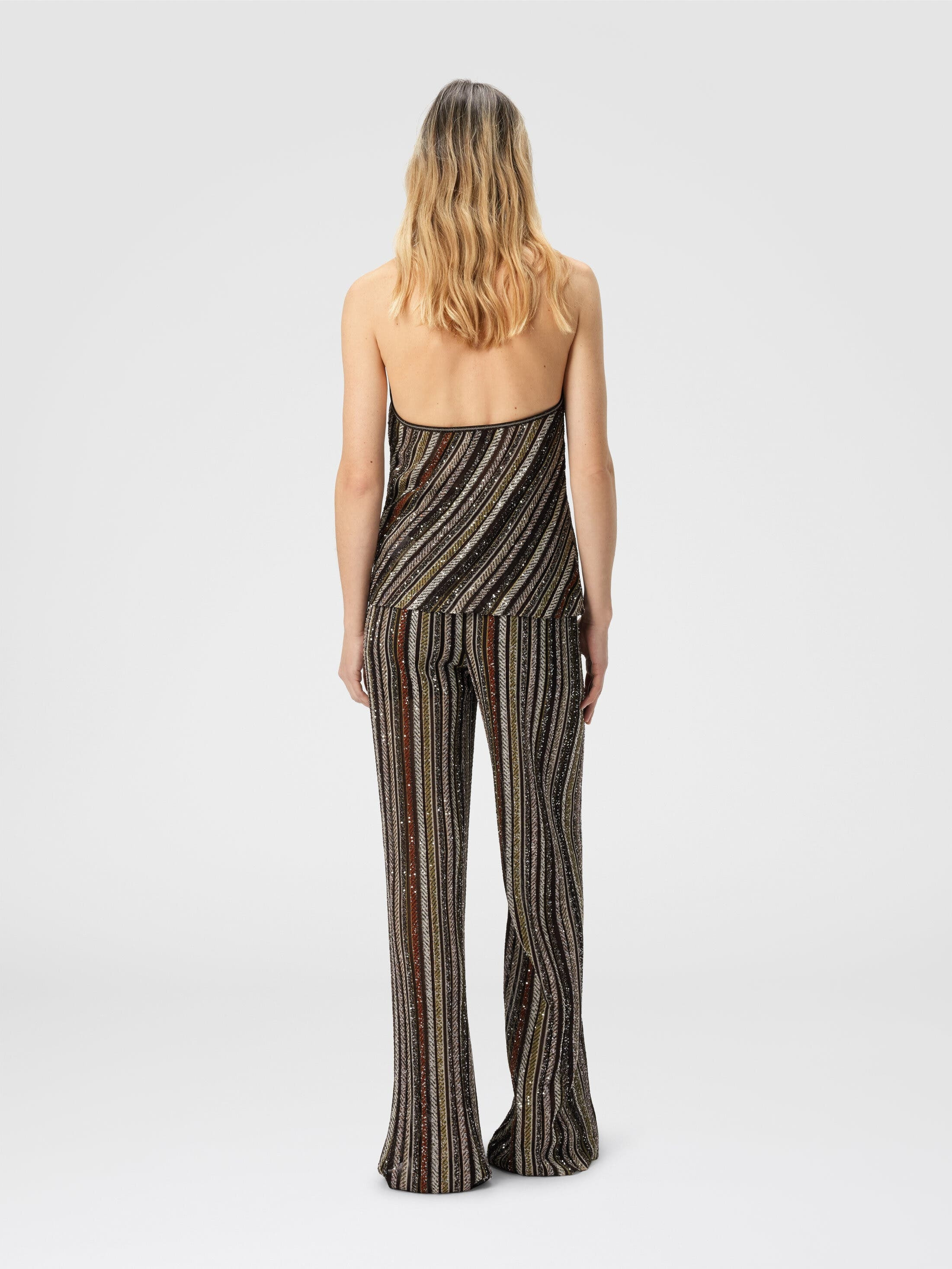 Missoni Halter Top In Herringbone Stripe Knit in Multicoloured at Nordstrom - 3