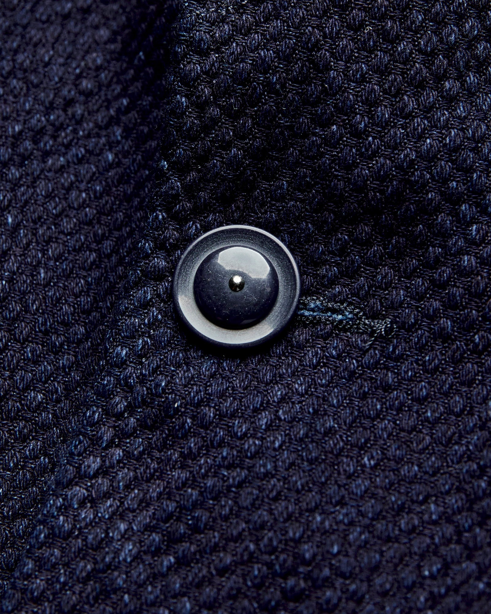"No-Gi" Bedford Jacket in Indigo Heavyweight Sashiko - 6