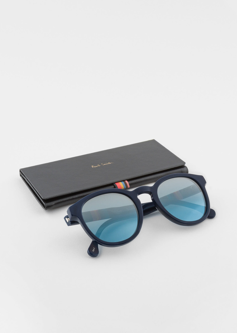 Blue 'Deeley' Sunglasses 5