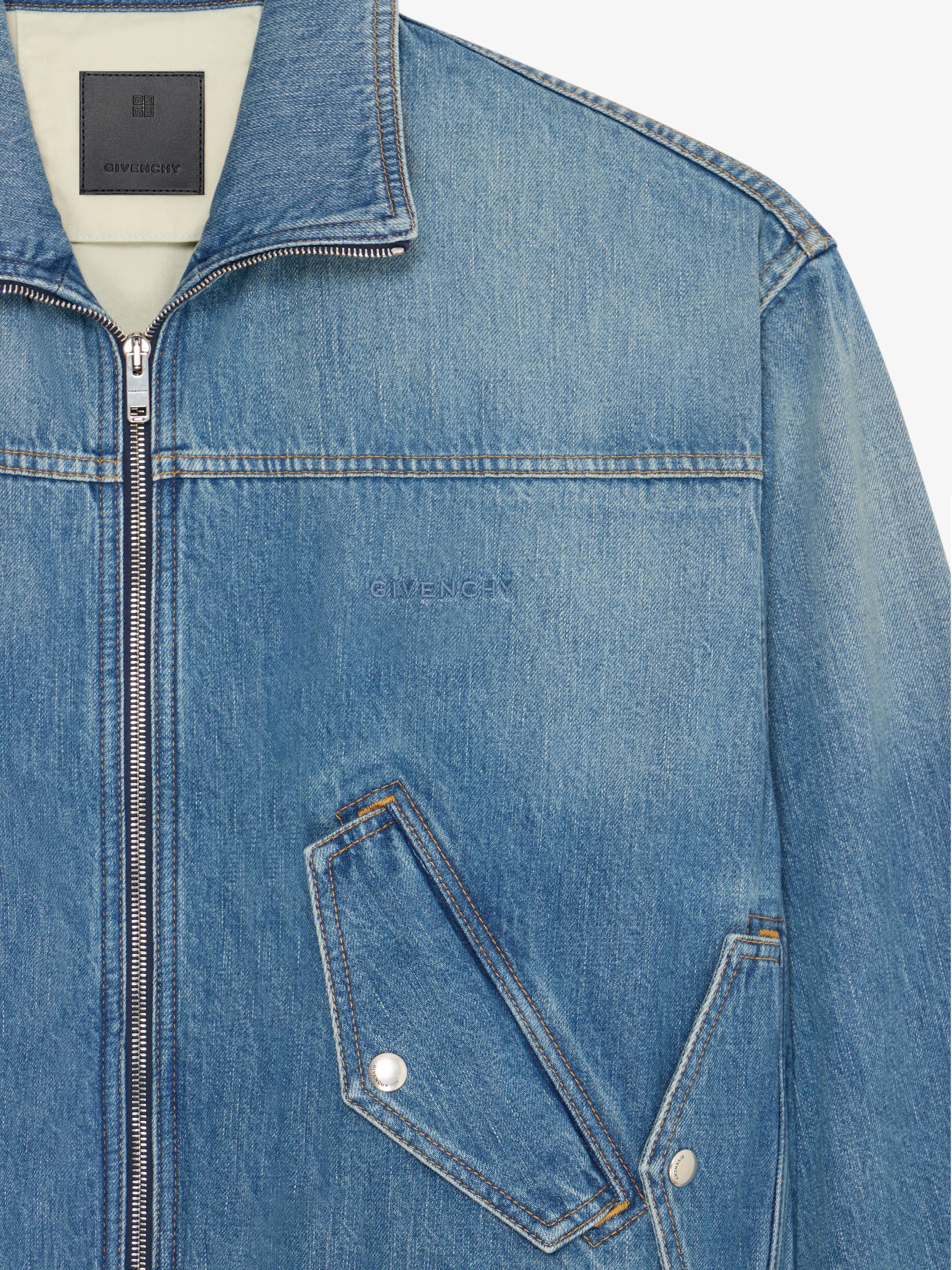 BOMBER JACKET IN DENIM - 3