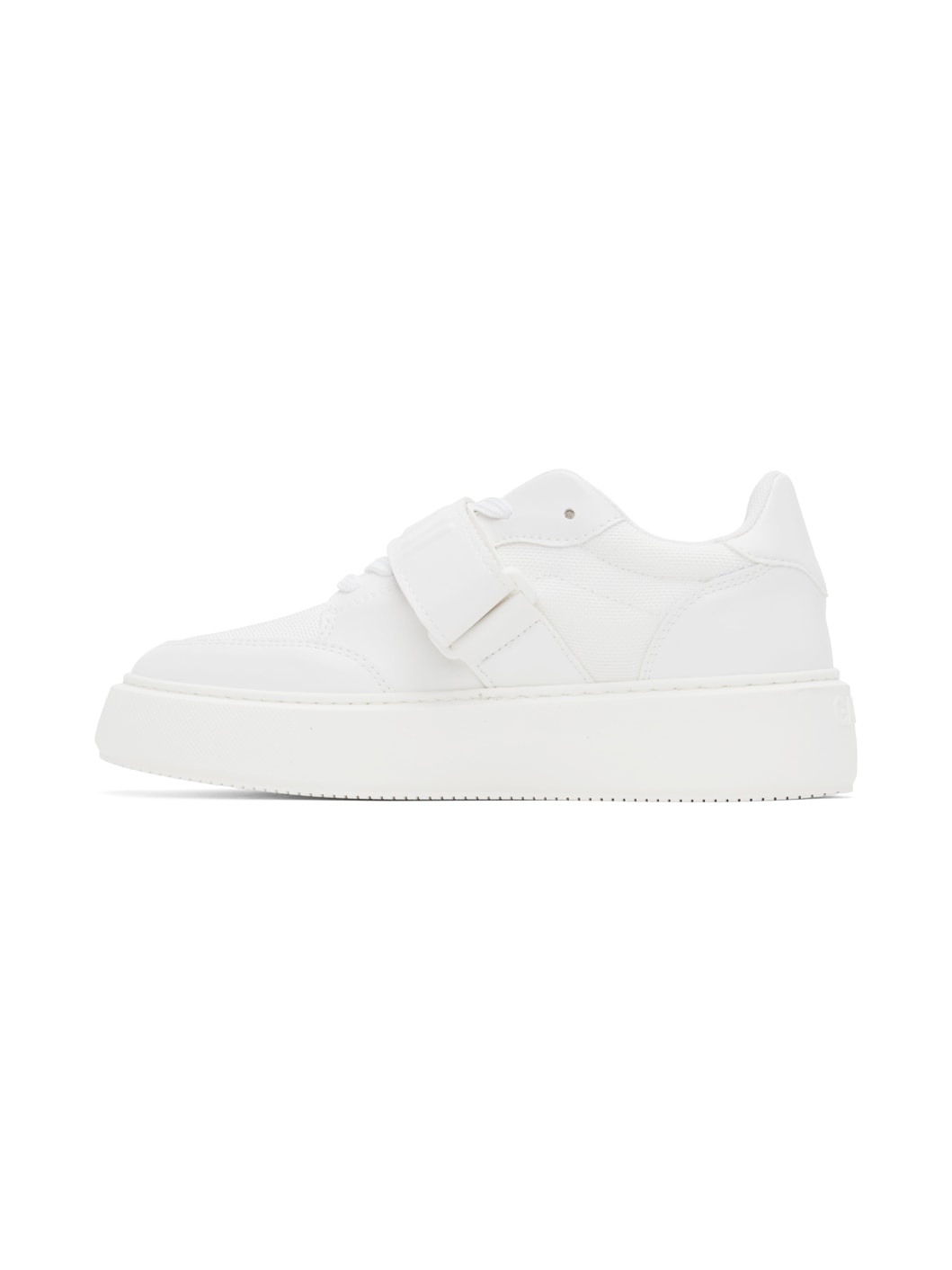 White Sporty Mix Sneakers - 3