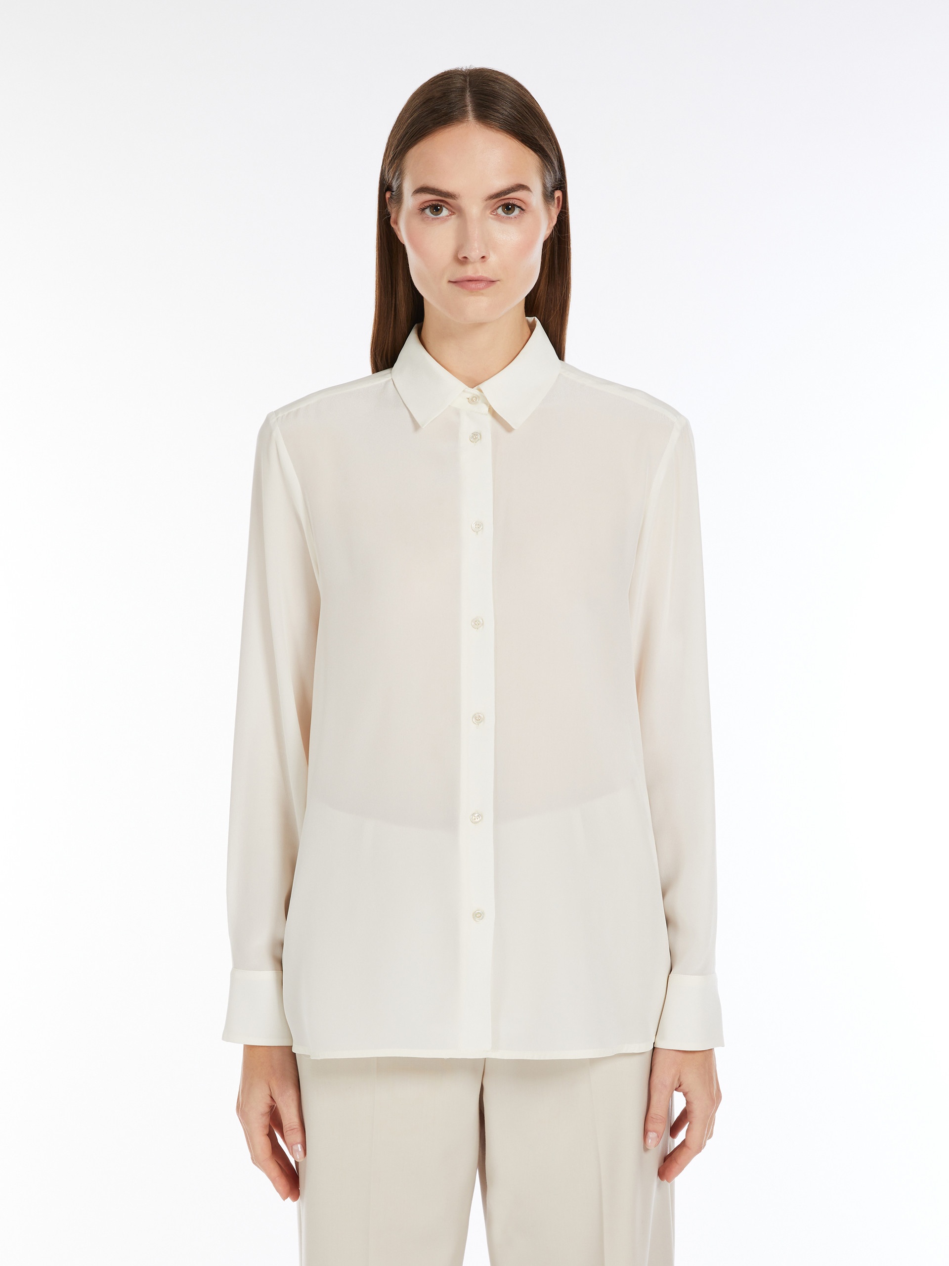 ALMINA Relaxed-fit silk shirt - 3
