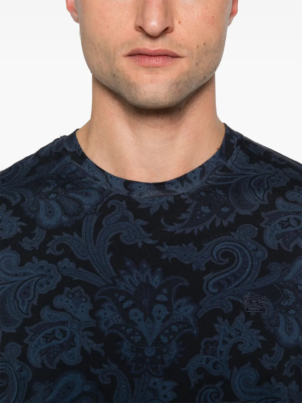 Etro Men T-Shirt With Paisley Print - 3