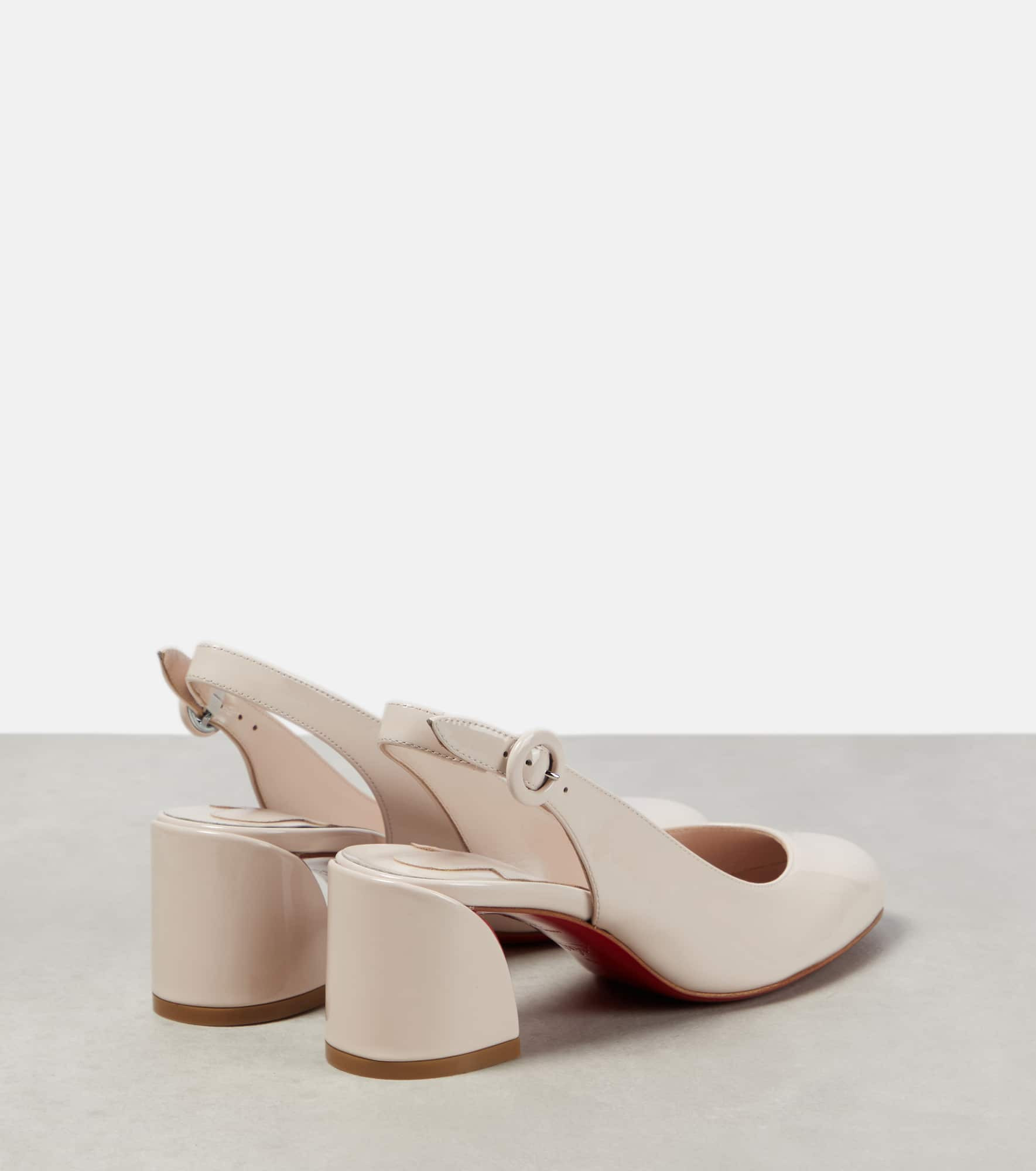 So Jane patent leather slingback pumps - 3