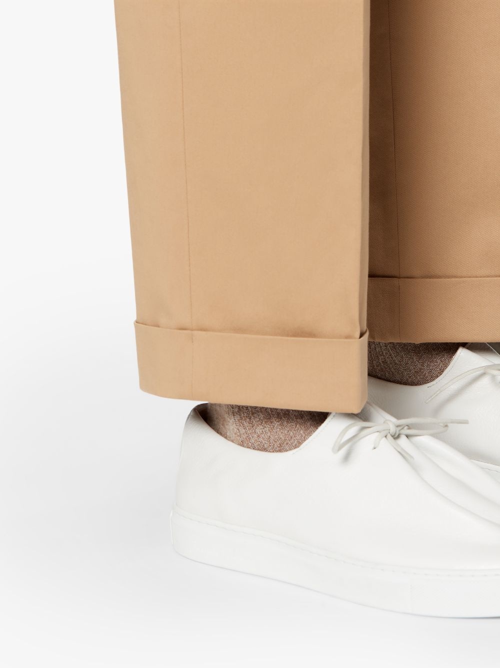MIZZLE BEIGE COTTON CHINO TROUSERS | GTM-100 - 6