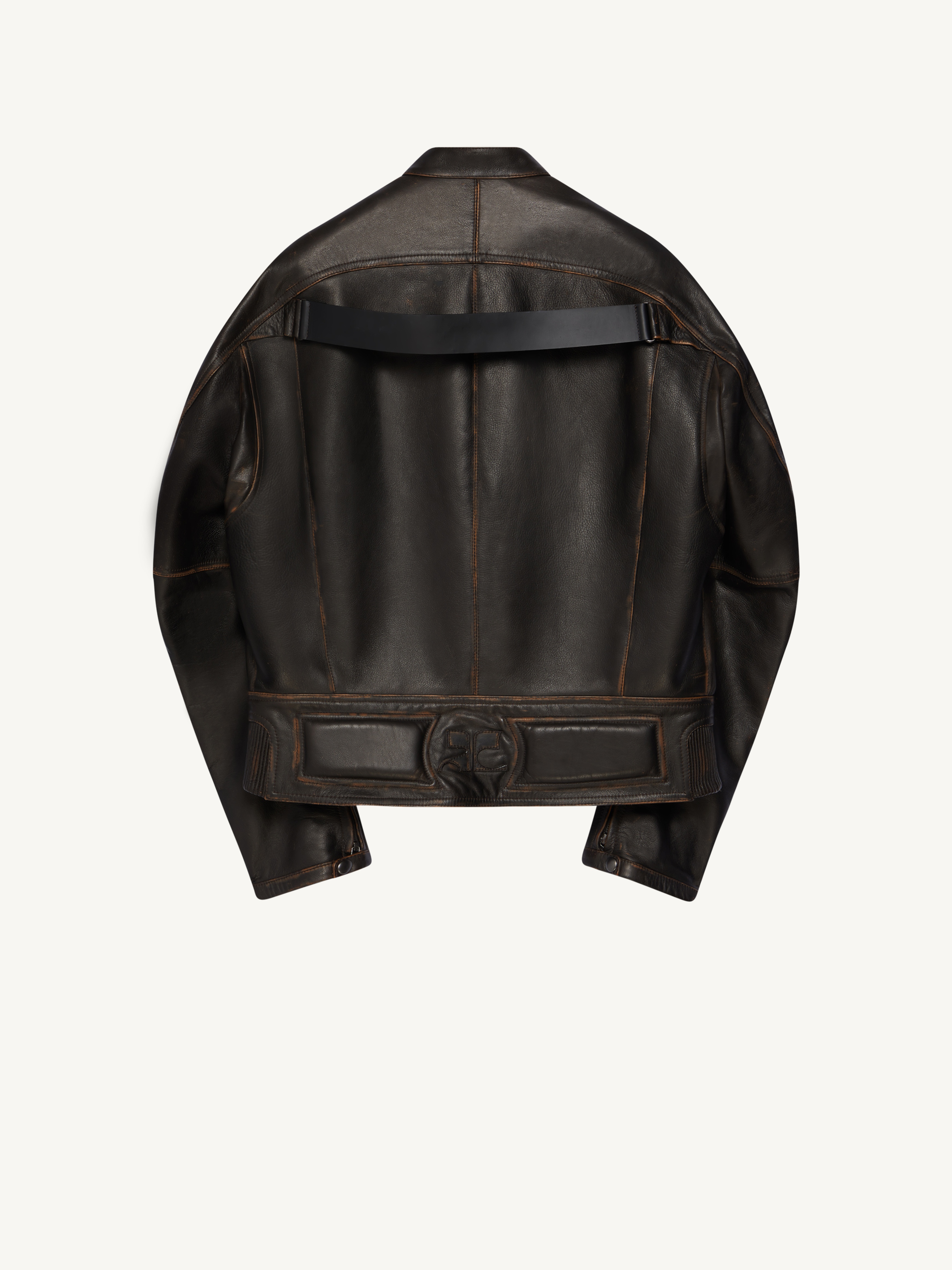 BLOUSON RACER PATINA LEATHER - 2