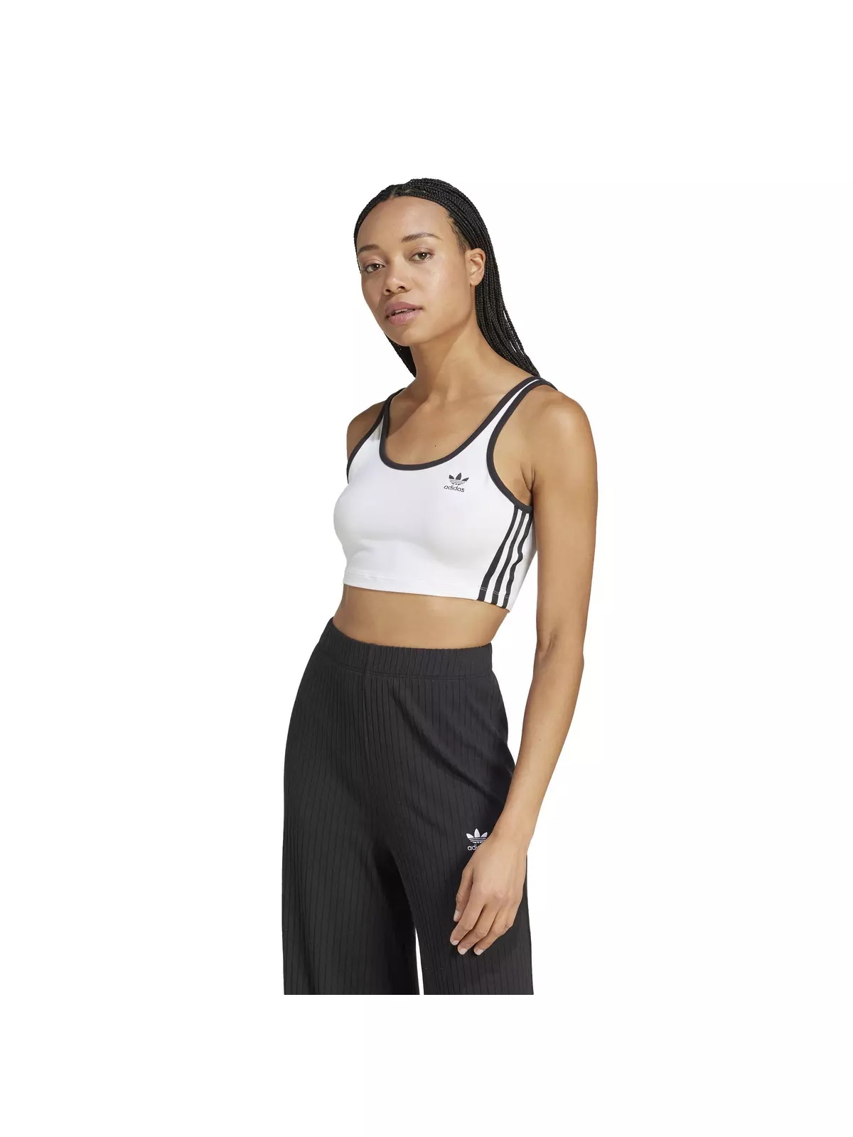 Originals Women's Adicolor 3-Stripes Bra Top -White - 3