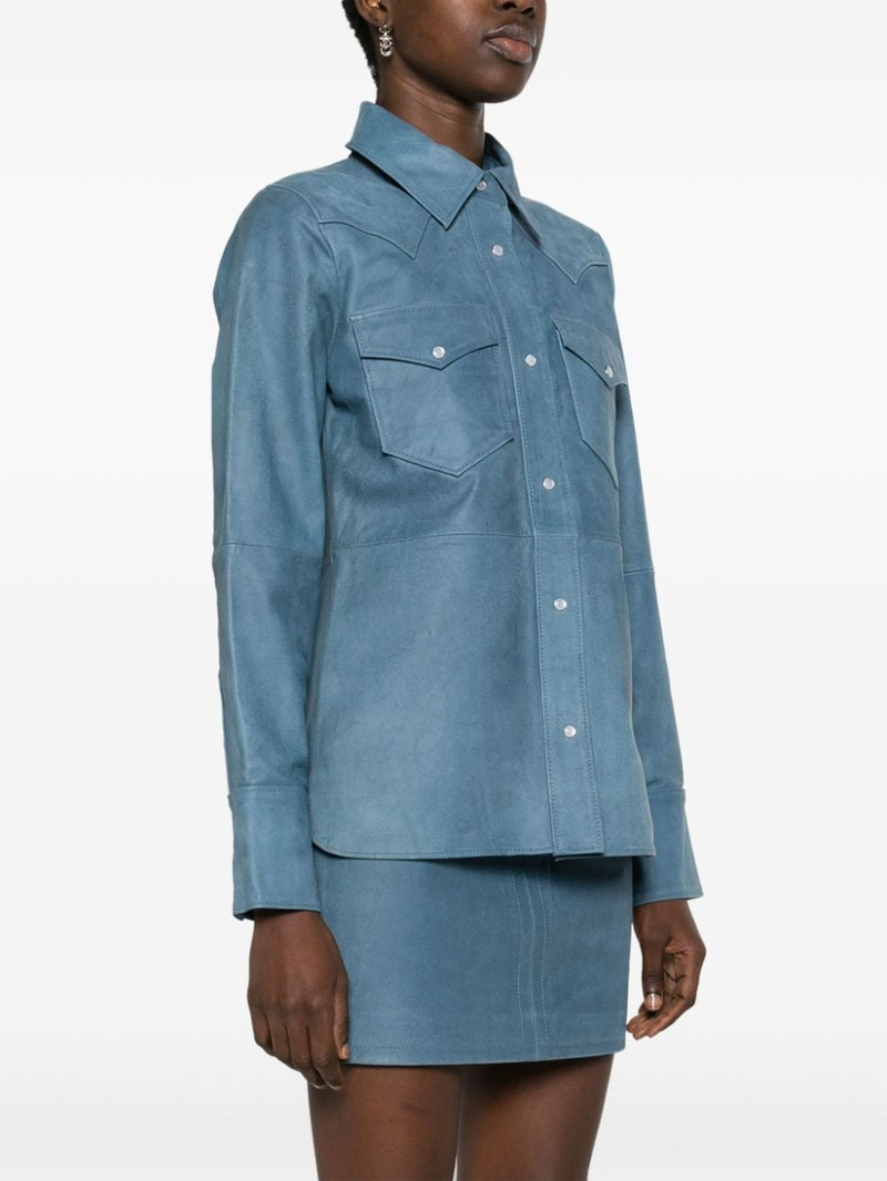 Western leather shirt 3