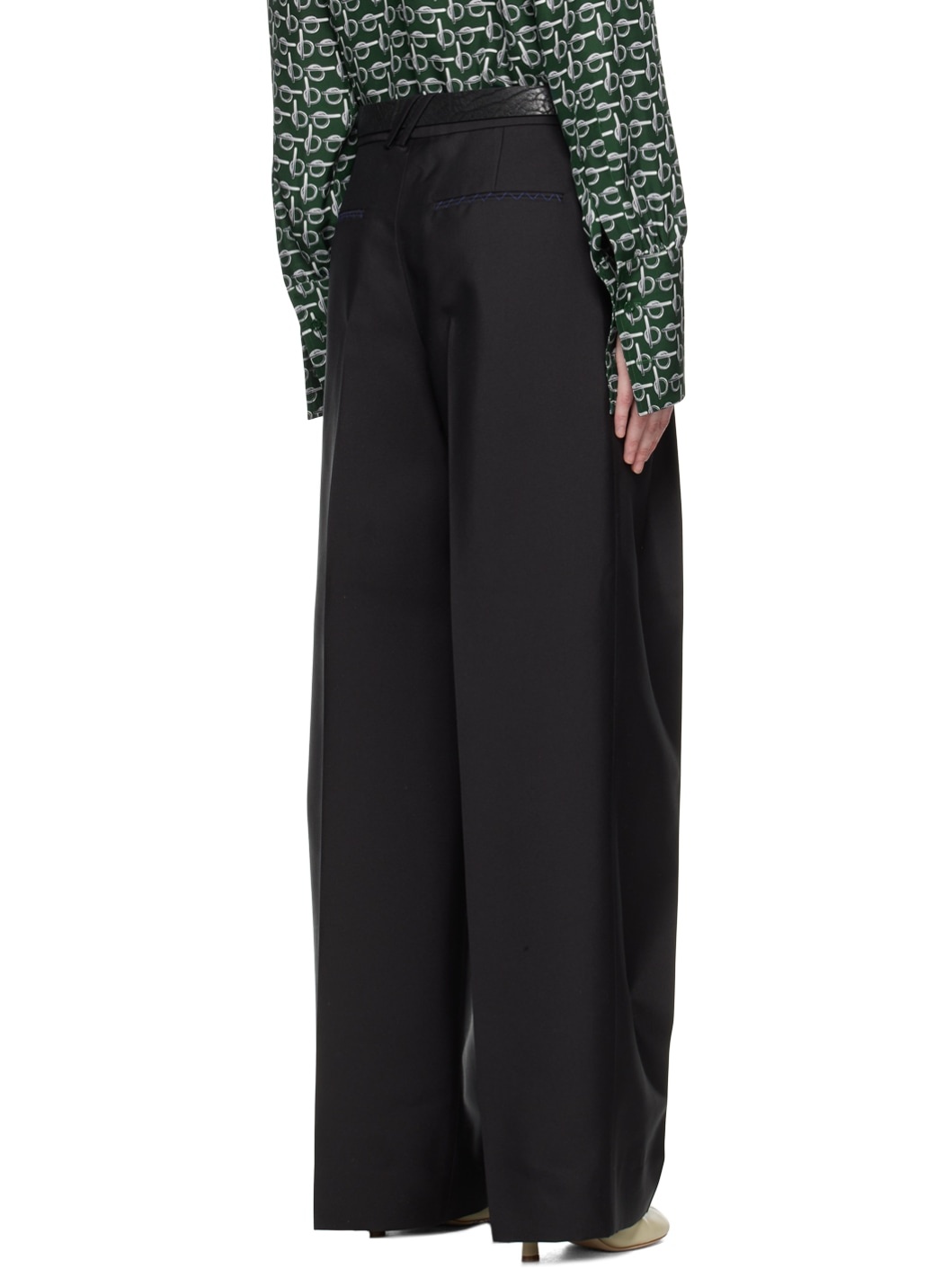 Black Tailored Trousers - 3