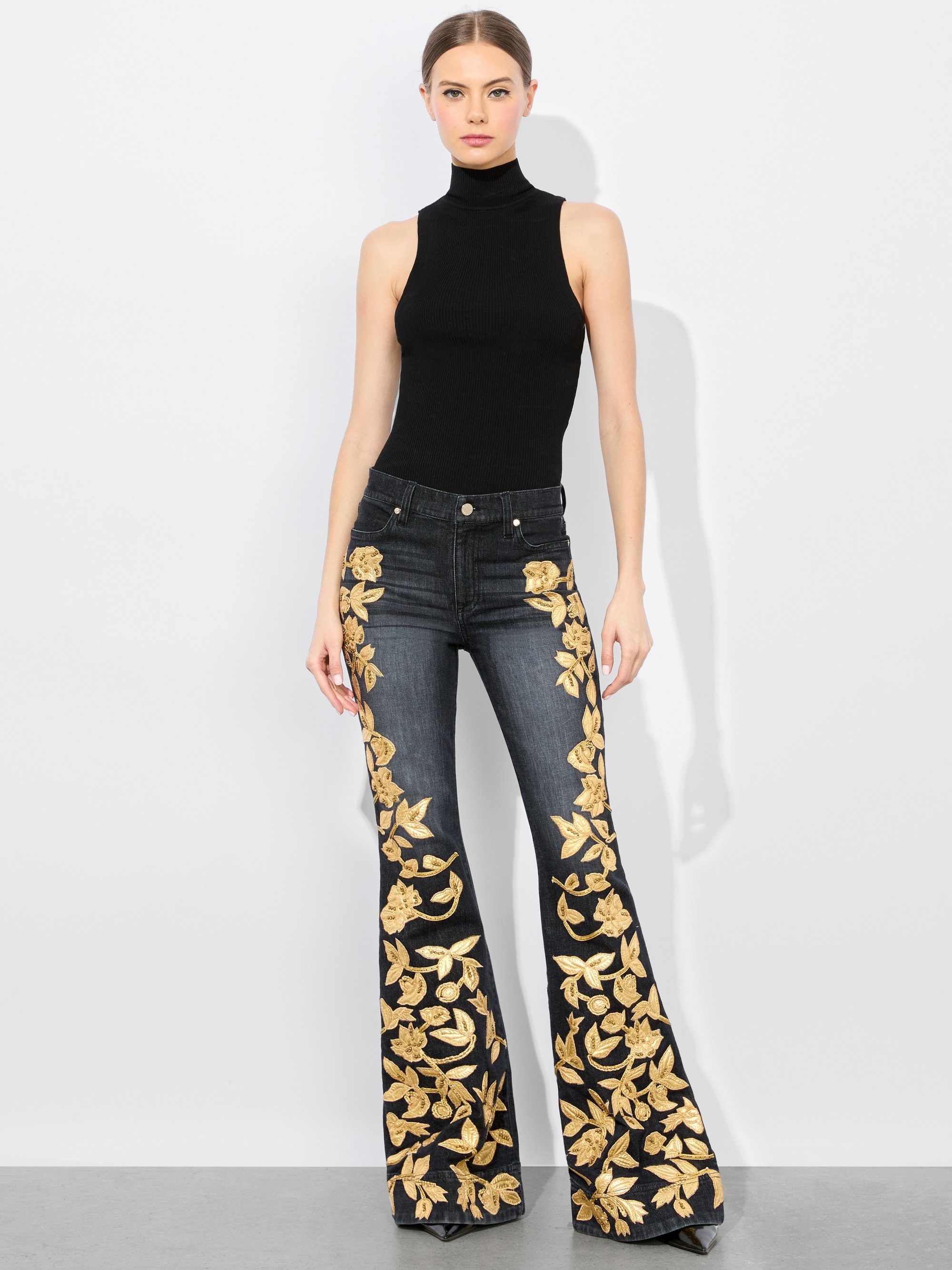 SB EMBELLISHED BELL JEAN - 3