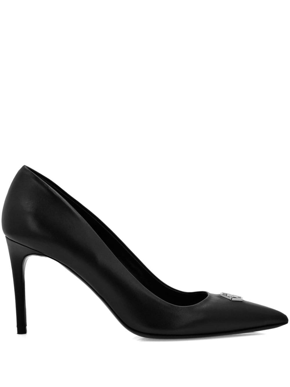 Nappa mid-heel pumps - 1