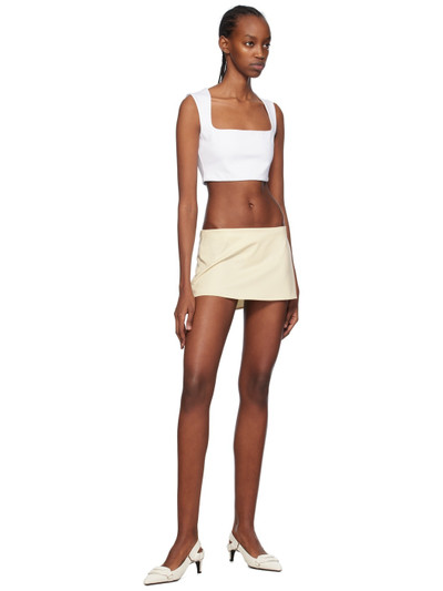 GUIZIO Off-White Micro Miniskirt outlook