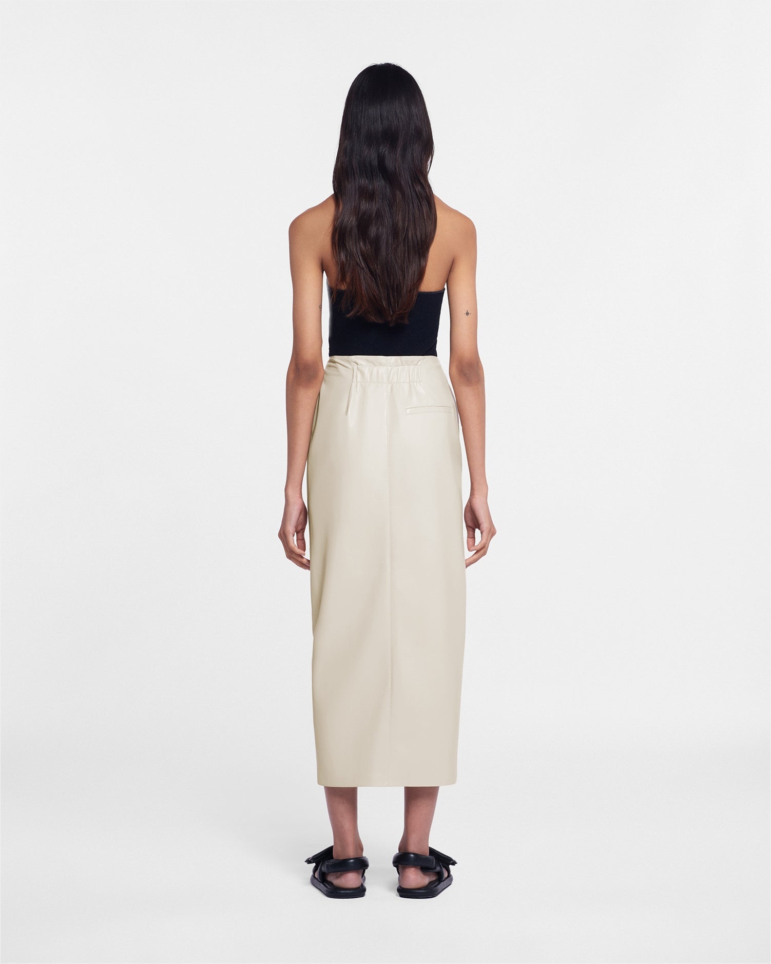 Okobor™ Alt-Leather Sarong Skirt - 2