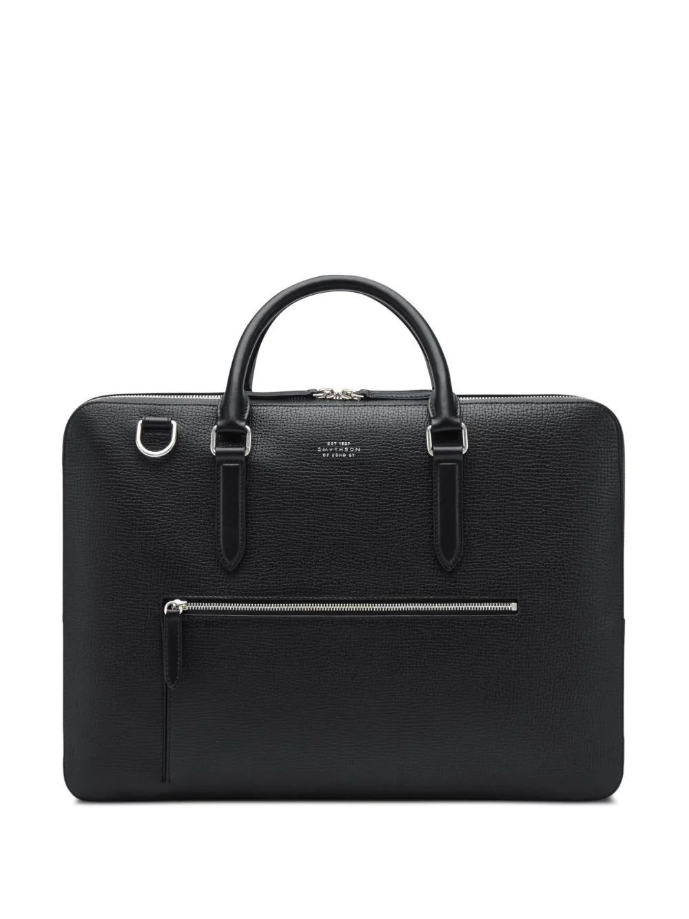 large Ludlow-leather zip-front briefcase - 1