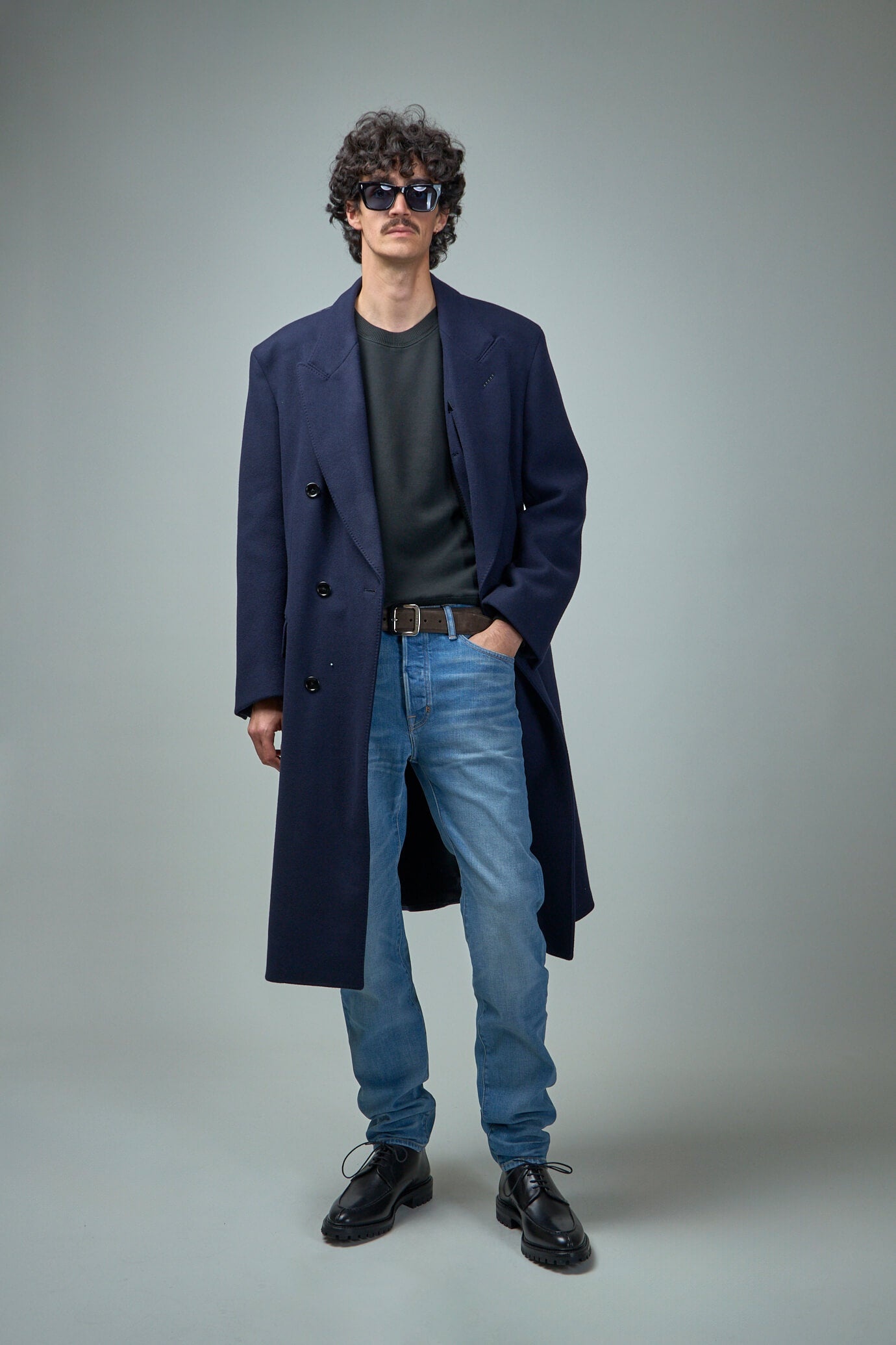 Wool Japanese Felt Atticus DB Coat - 2