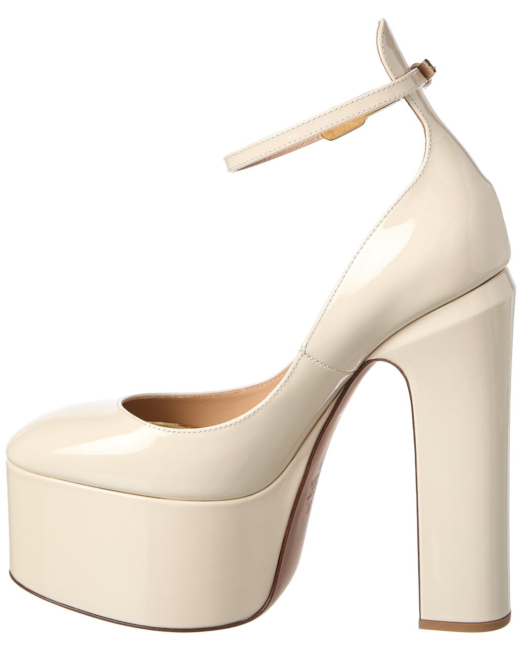 Valentino Tan-Go 155 Patent Platform Pump - 2