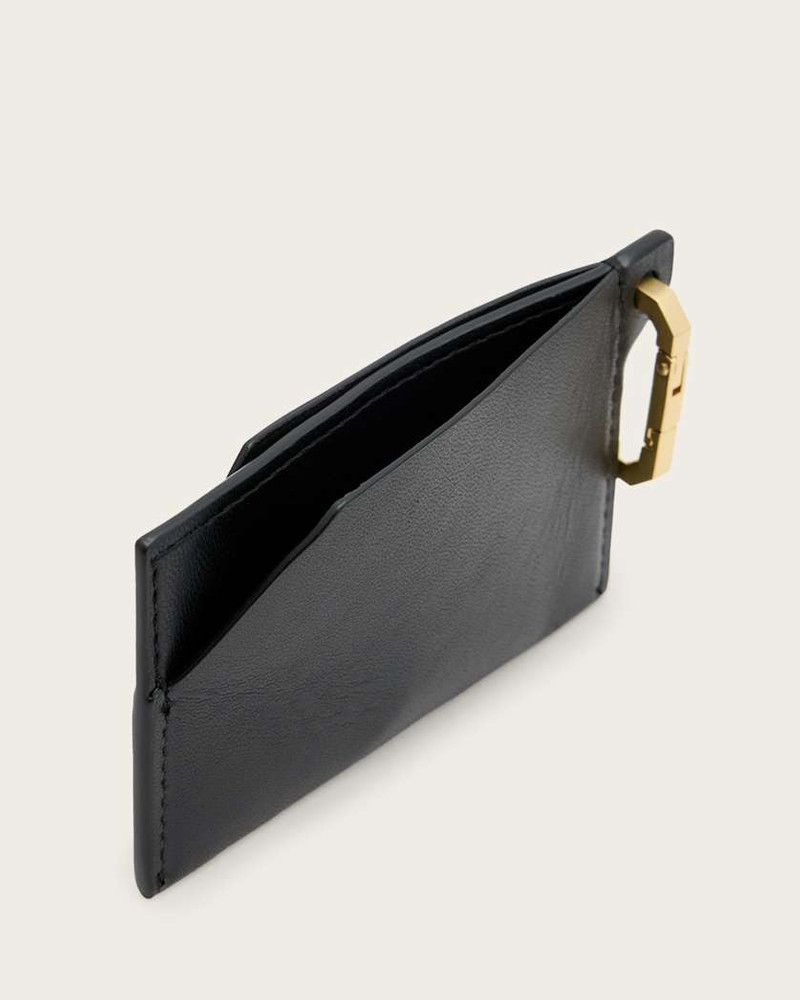 ALLSAINTS HEX LEATHER CARDHOLDER outlook