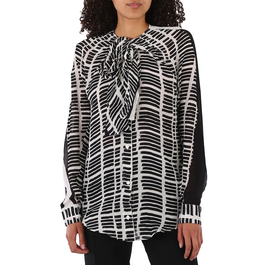 Atlein Ladies Black Georgette Shirt, Brand Size 36 (US Size 2) - 3