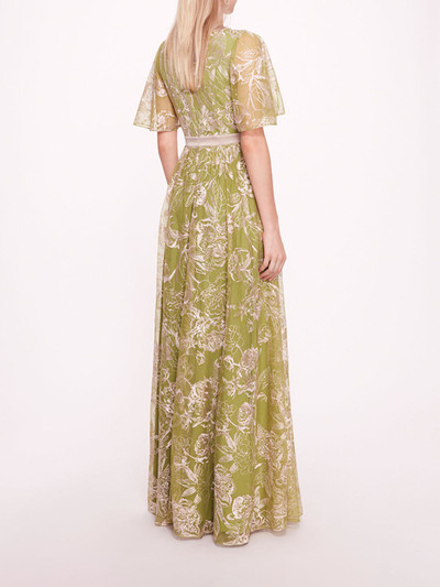 Marchesa PEONIES GOWN outlook