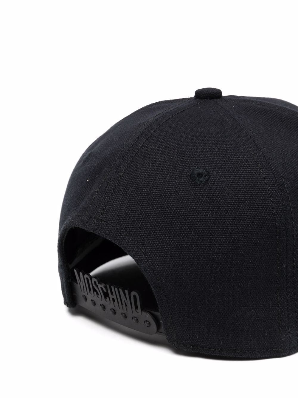 embroidered-logo six-panel cap - 2