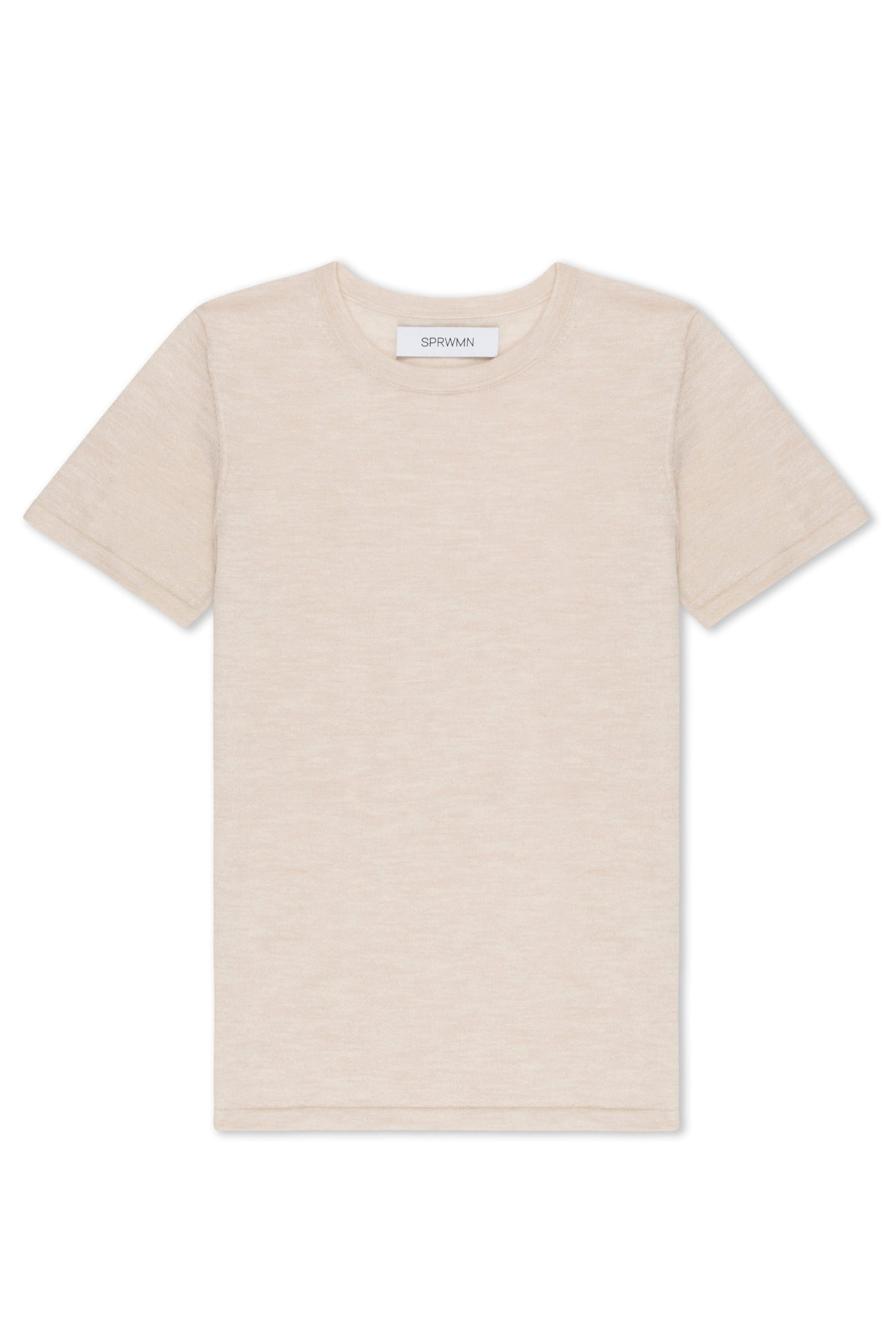 LATTE ULTRA FINE CASHMERE TEE - 9