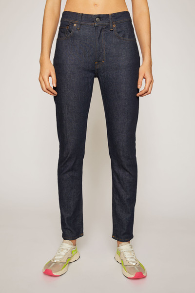 Acne Studios Slim tapered fit jeans indigo blue outlook