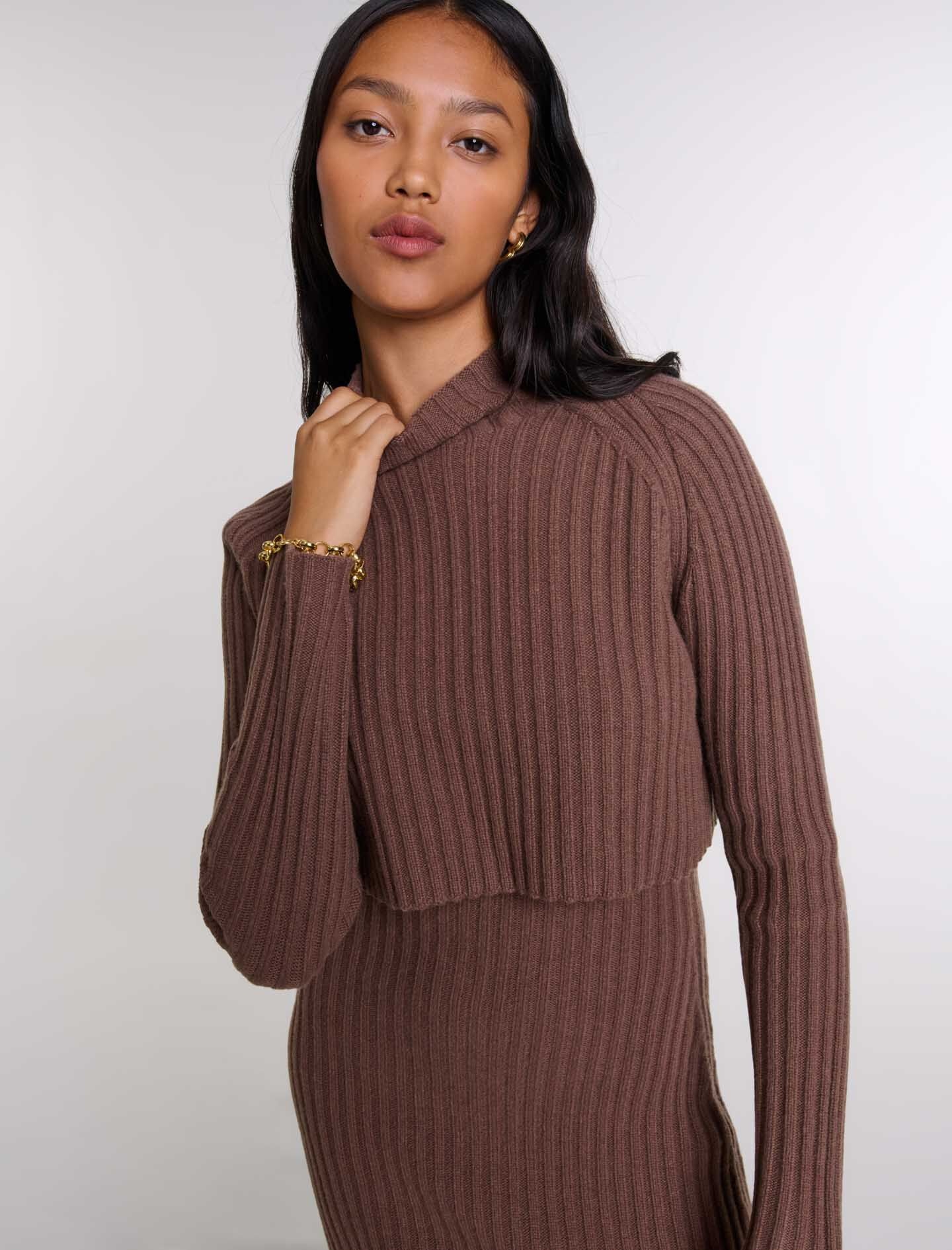 2-in-1 wool maxi dress - 9