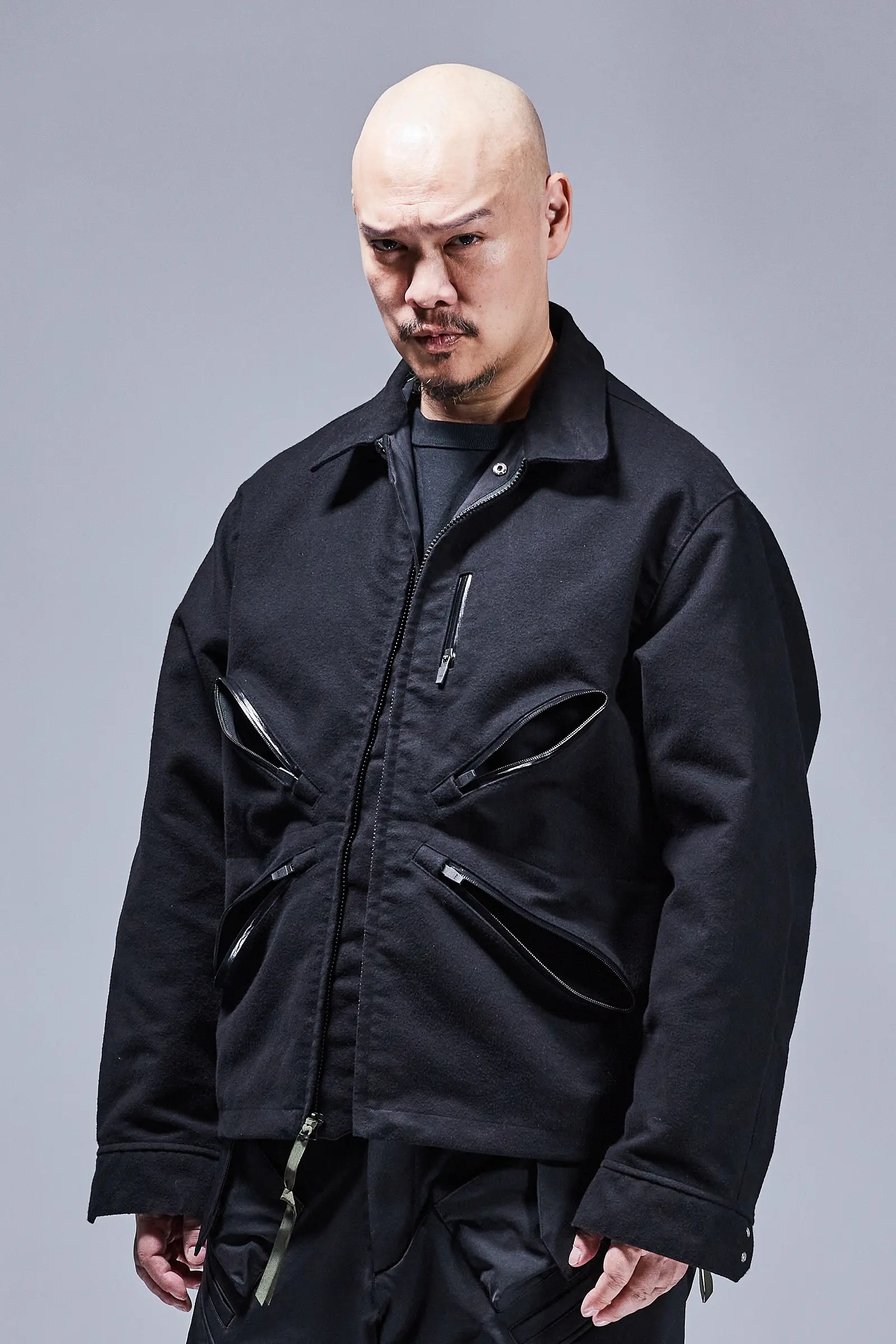 J121-KI Cotton Moleskin Jacket Black - 9