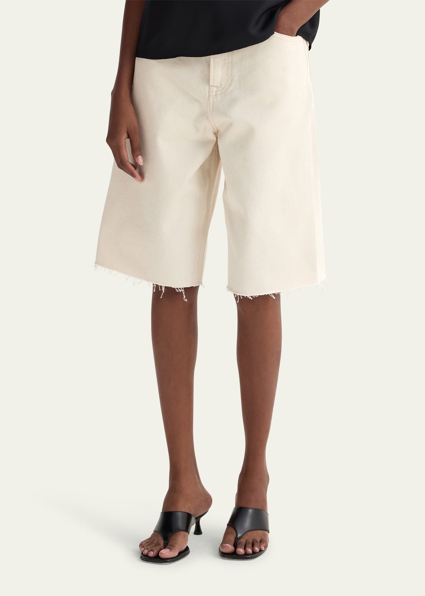 Baggy Denim Shorts - 5