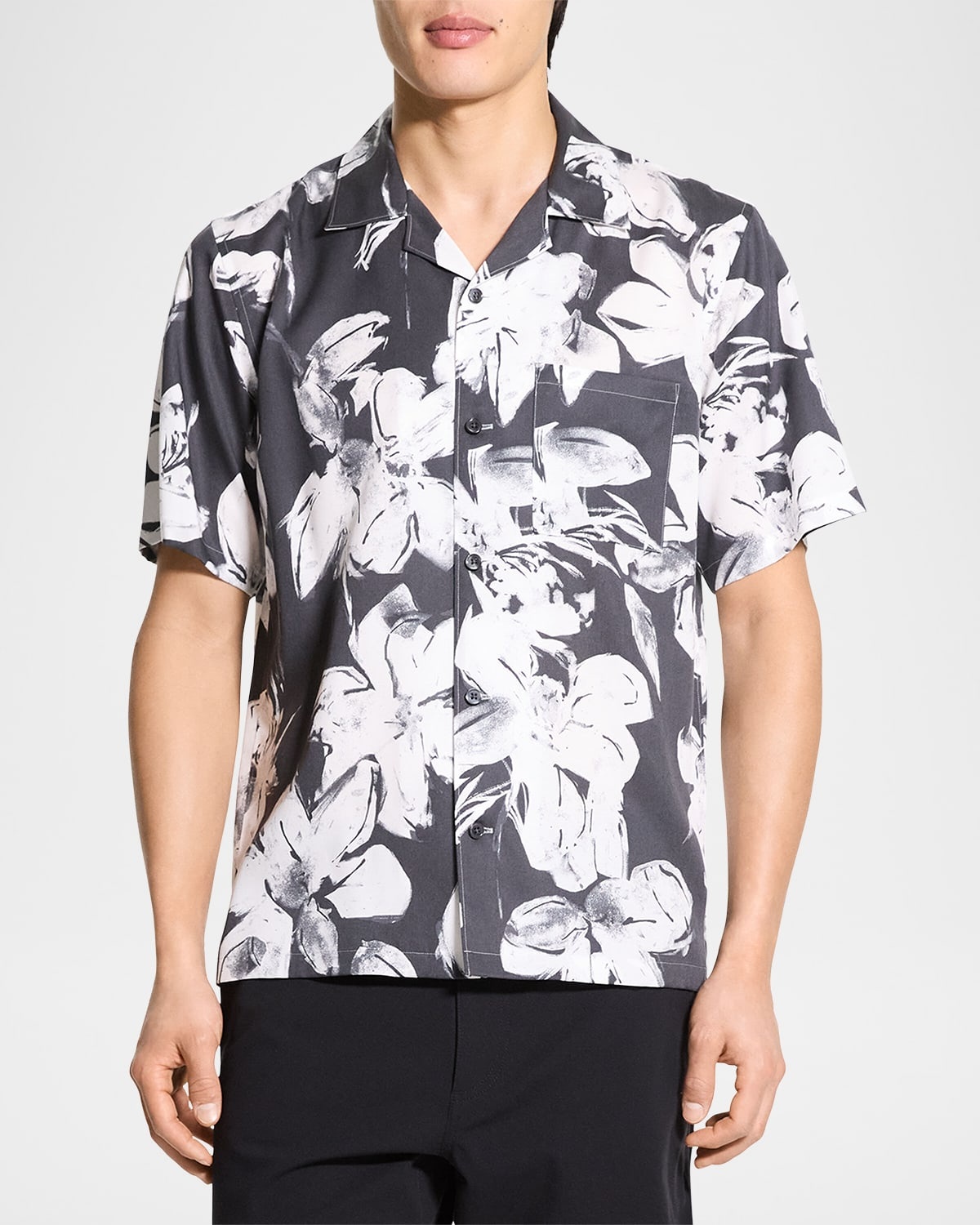 Men's Noll Floral Pocket Camp Shirt - 4