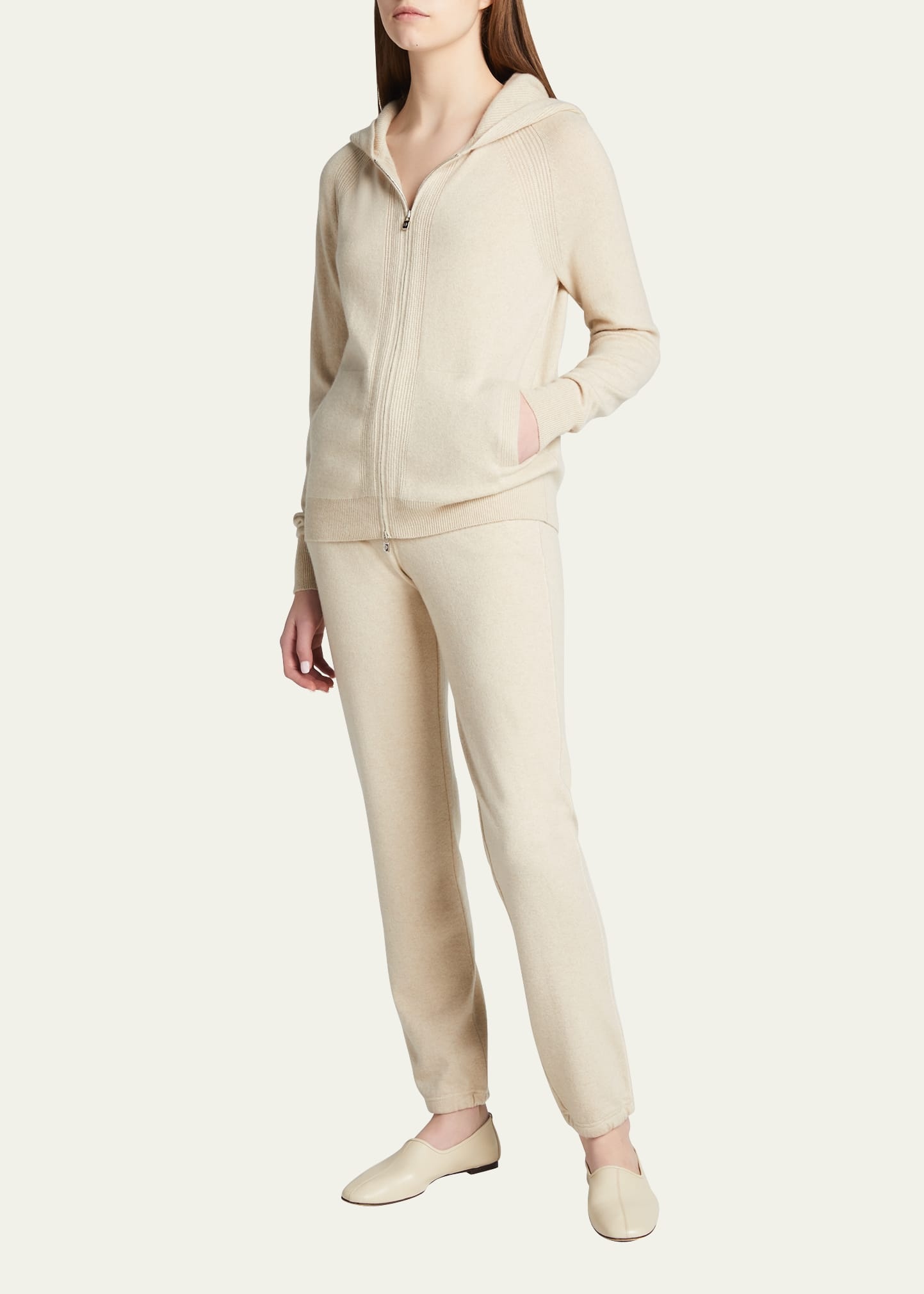 Merano Cashmere Drawstring Jogger Pants - 2