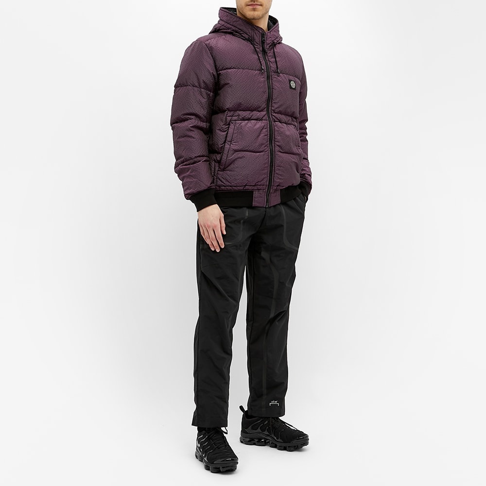 Stone Island Seersucker Nylon Down Smock Jacket - 8