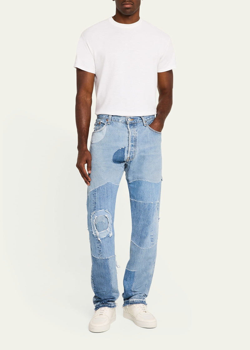 GALLERY DEPT. Men's Multi-Panel Straight-Leg Jeans outlook
