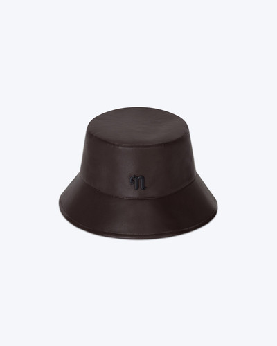Nanushka Regenerated Leather Bucket Hat outlook