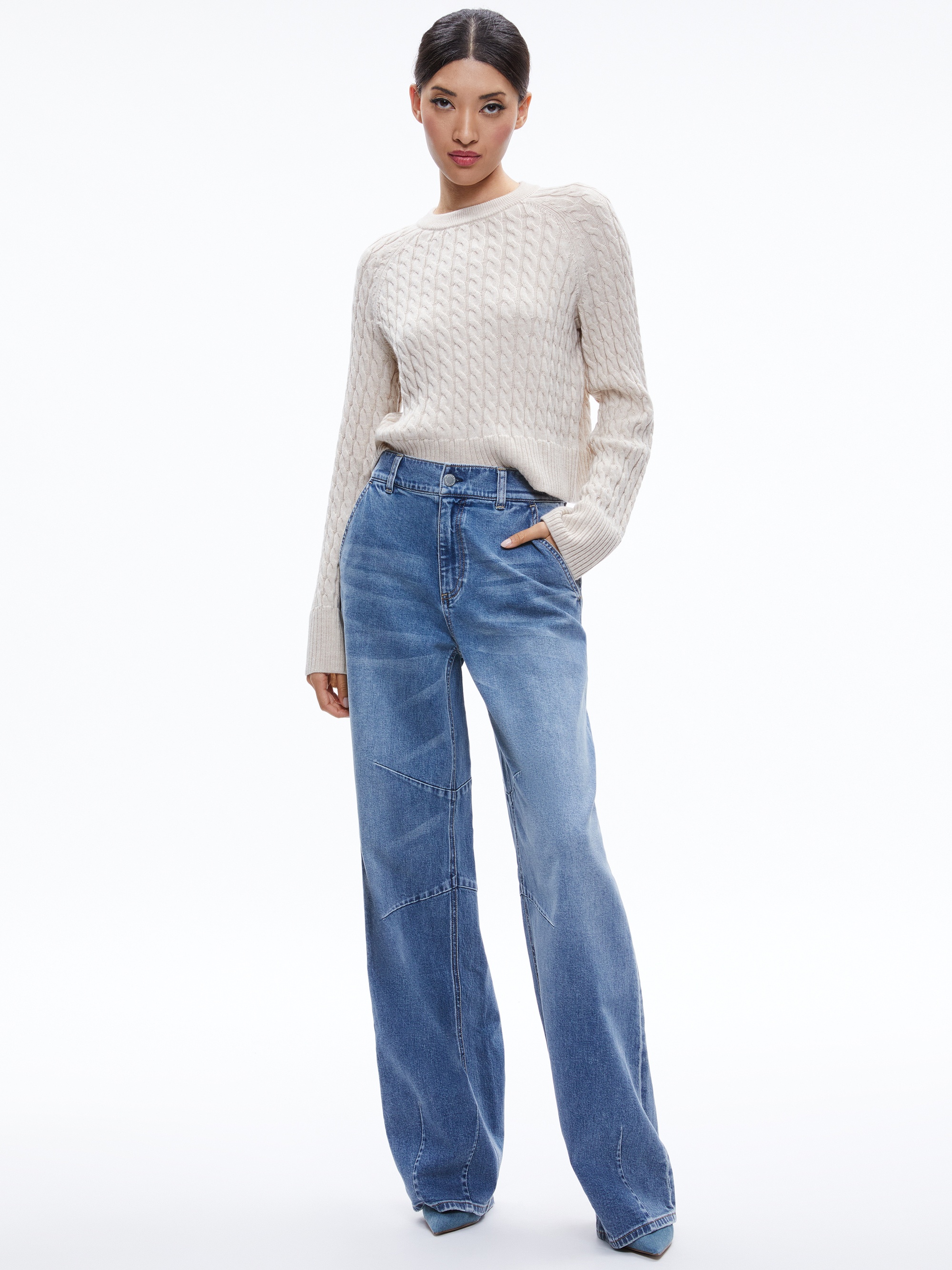 CIMARON CABLE KNIT SWEATER - 6