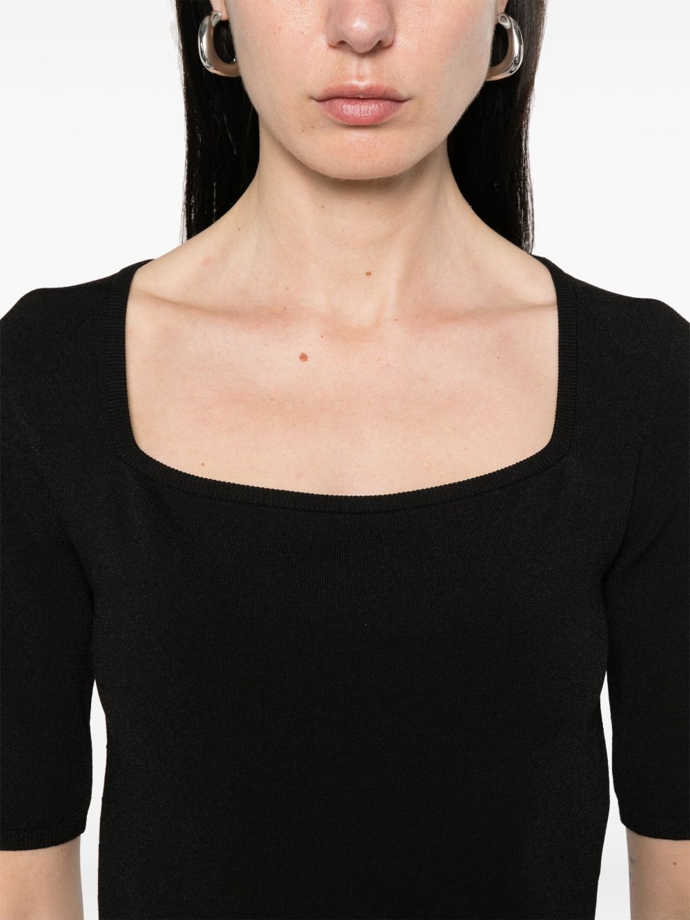 fine-knit T-shirt - 5