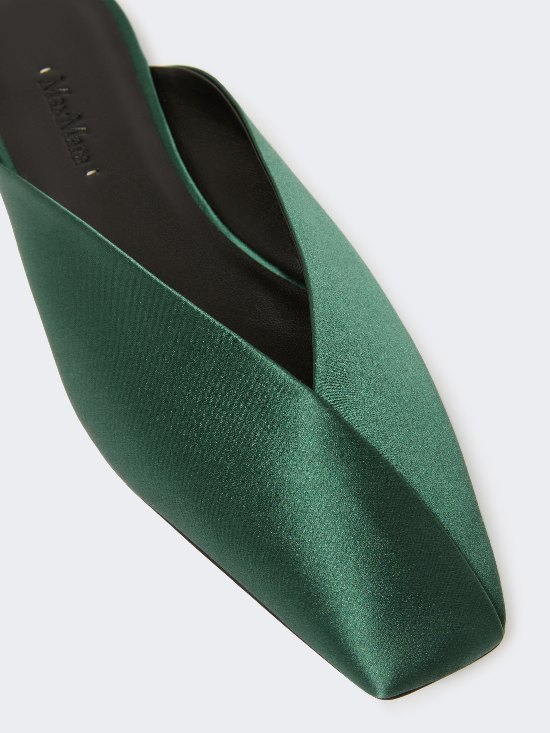 SQUAREDMULE Viscose and silk satin mules - 4
