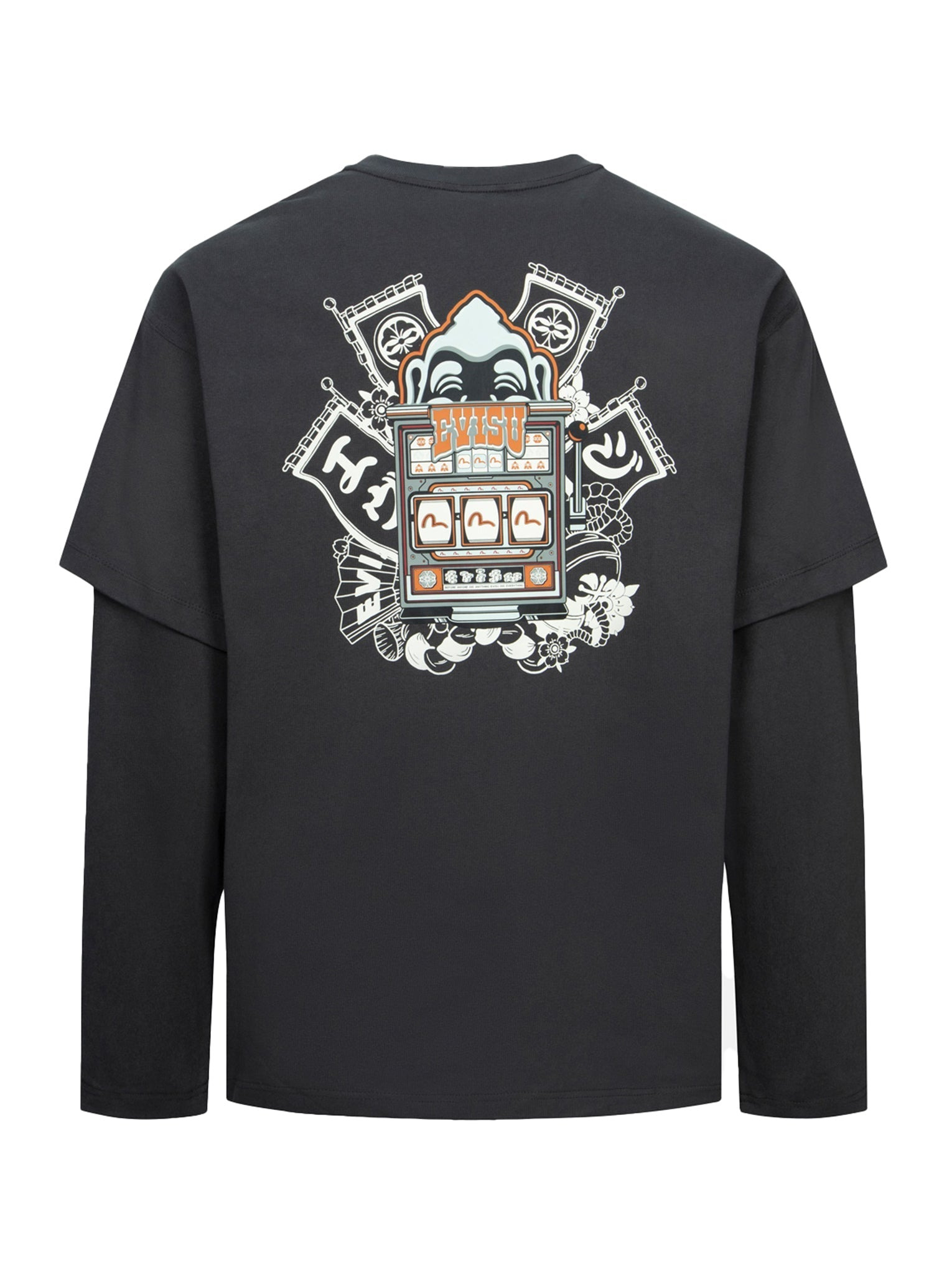 GODHEAD SLOT MACHINE PRINT LOOSE FIT  LONG-SLEEVE T-SHIRT - 14