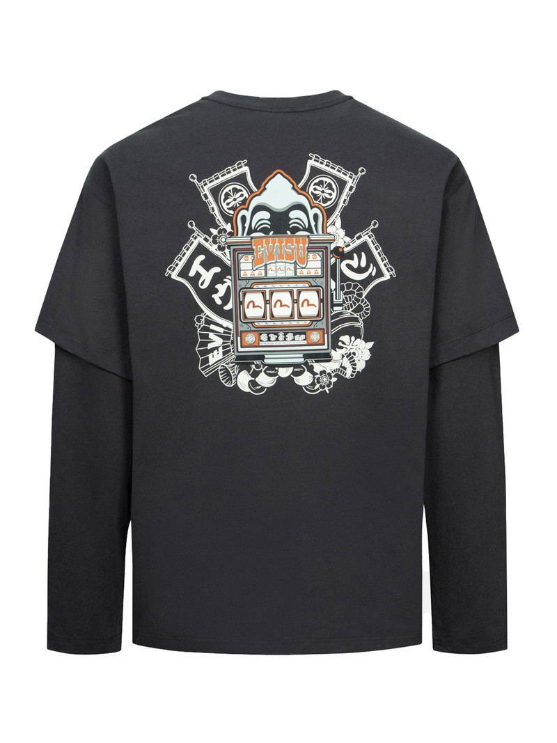 GODHEAD SLOT MACHINE PRINT LOOSE FIT  LONG-SLEEVE T-SHIRT 14